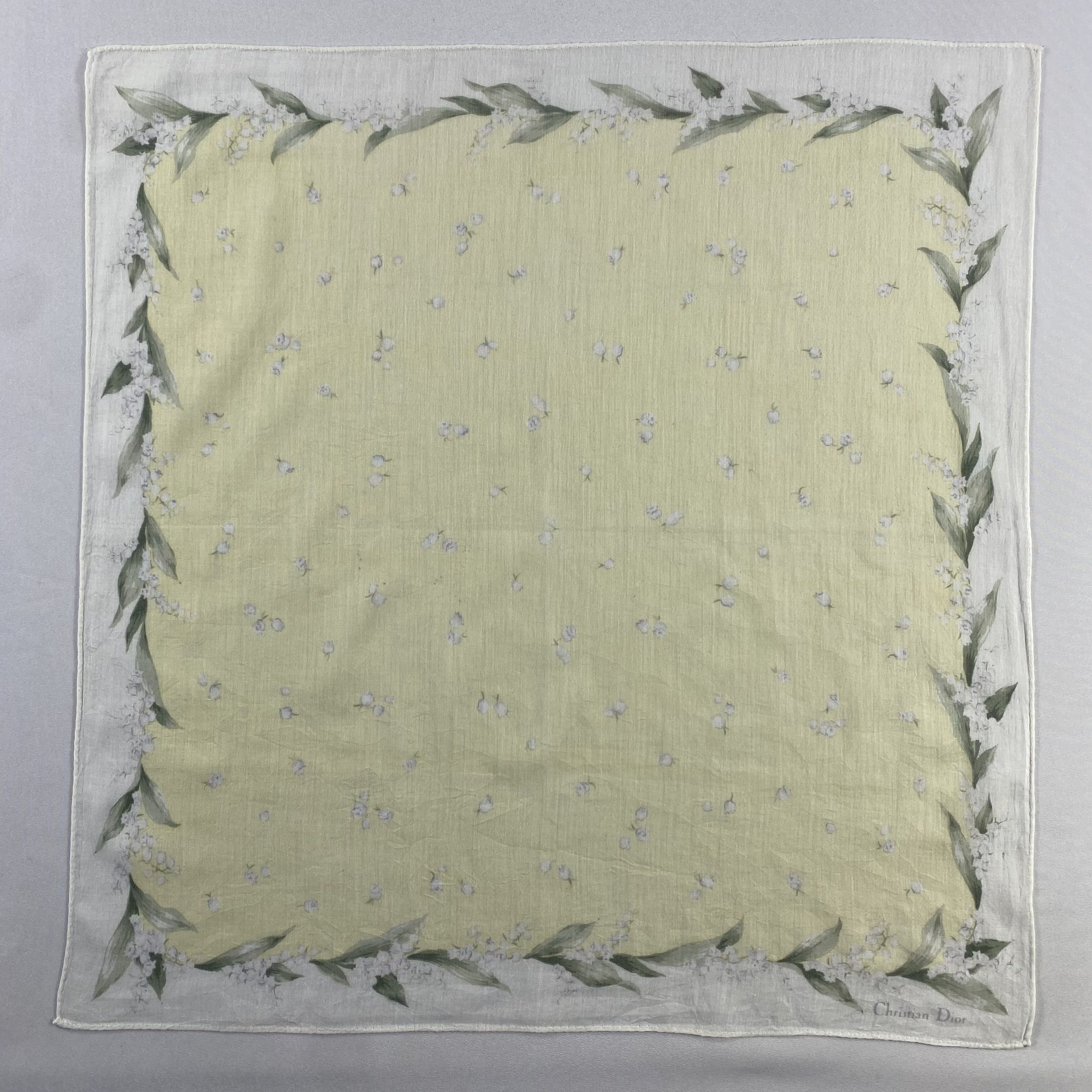 Vintage Christian Dior Monsieur Handkerchief / Neckerchief-P1312 Size ONE SIZE - 1 Thumbnail