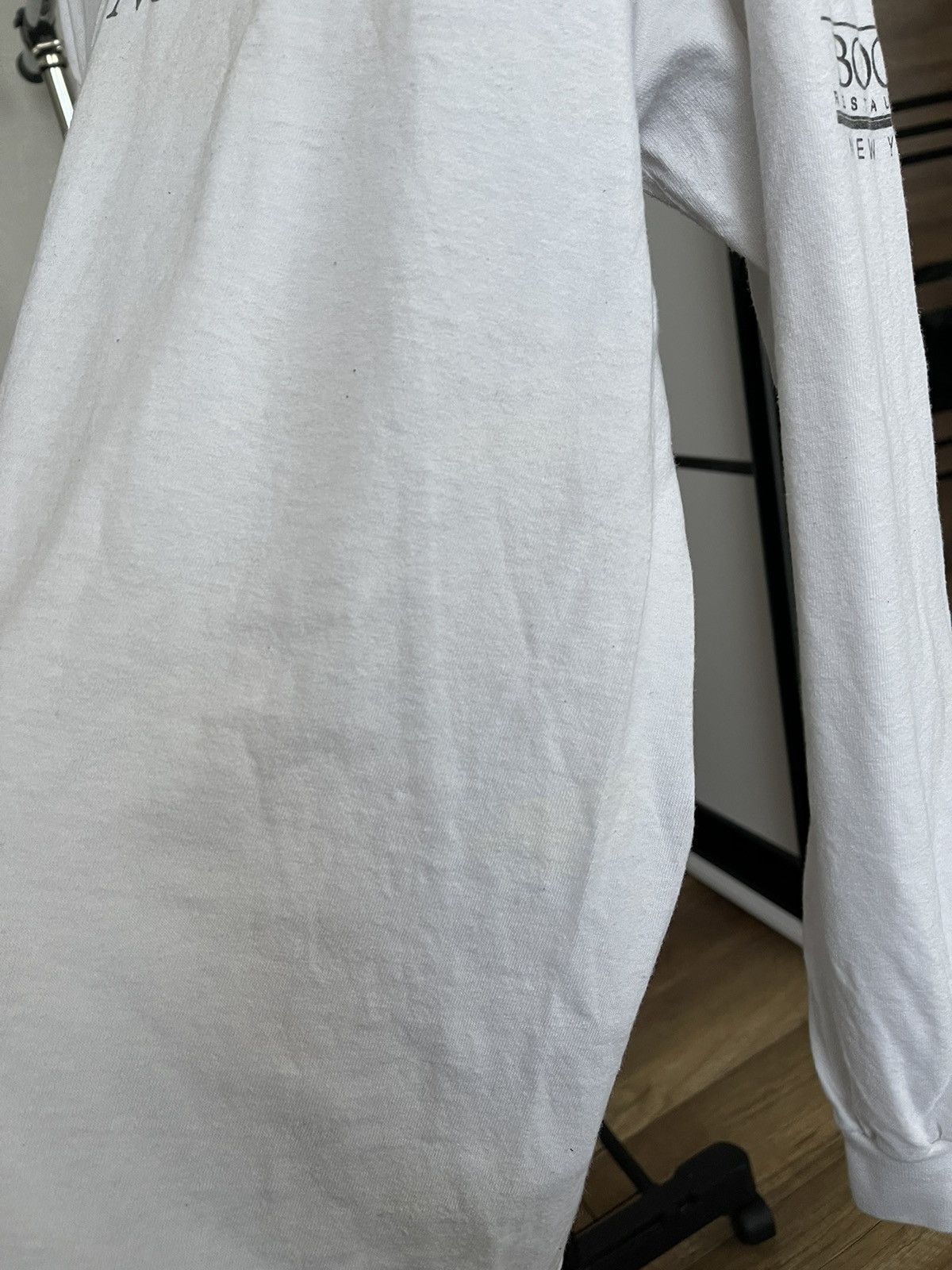 Other Make Food Not War Vintage USA Long Sleeve T-Shirt Tee 90s Size US L / EU 52-54 / 3 - 16 Thumbnail