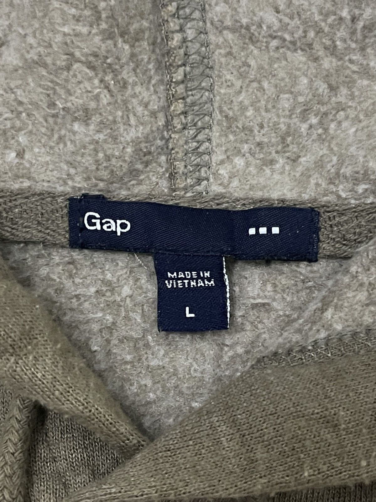 Gap Vintage Gap Fleece Sweater Hoodie Big Logo Embroidery Size US L / EU 52-54 / 3 - 4 Thumbnail