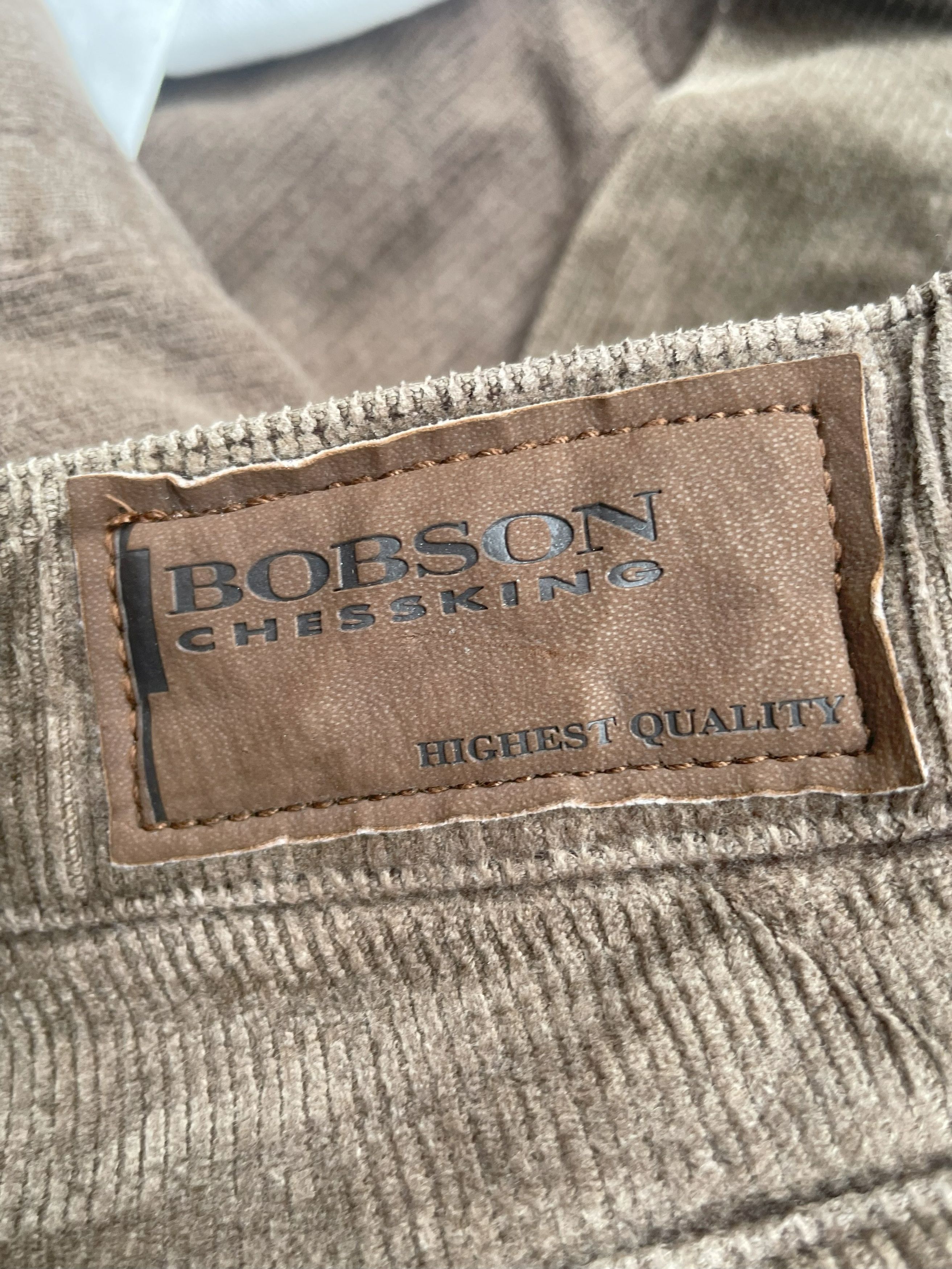 Japanese Brand Vintage Bobson Chesking Coduroy Jeans Size US 33 - 7 Thumbnail