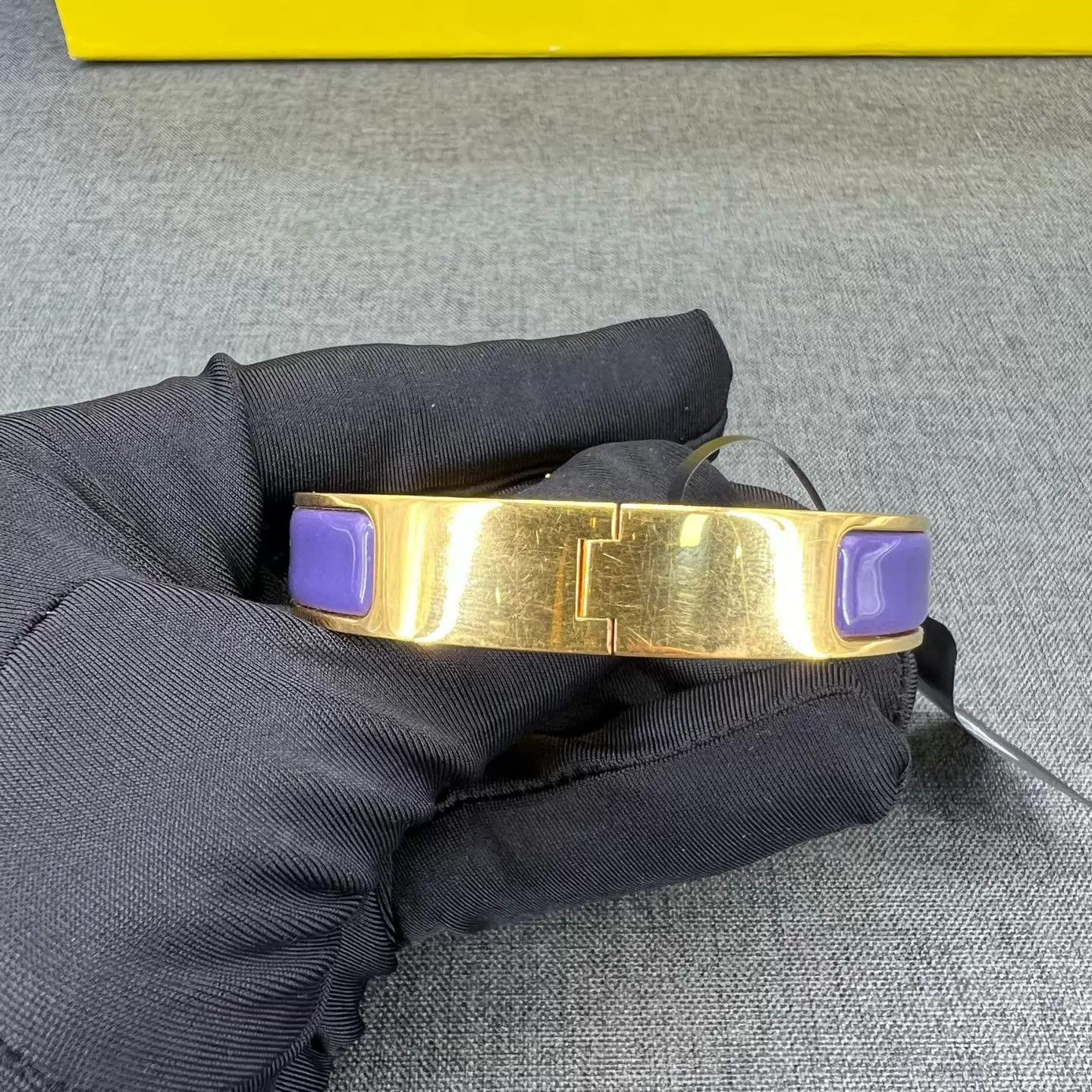 Hermes Hermès Violet Gold Bracelet Like New Size Size ONE SIZE - 4 Thumbnail