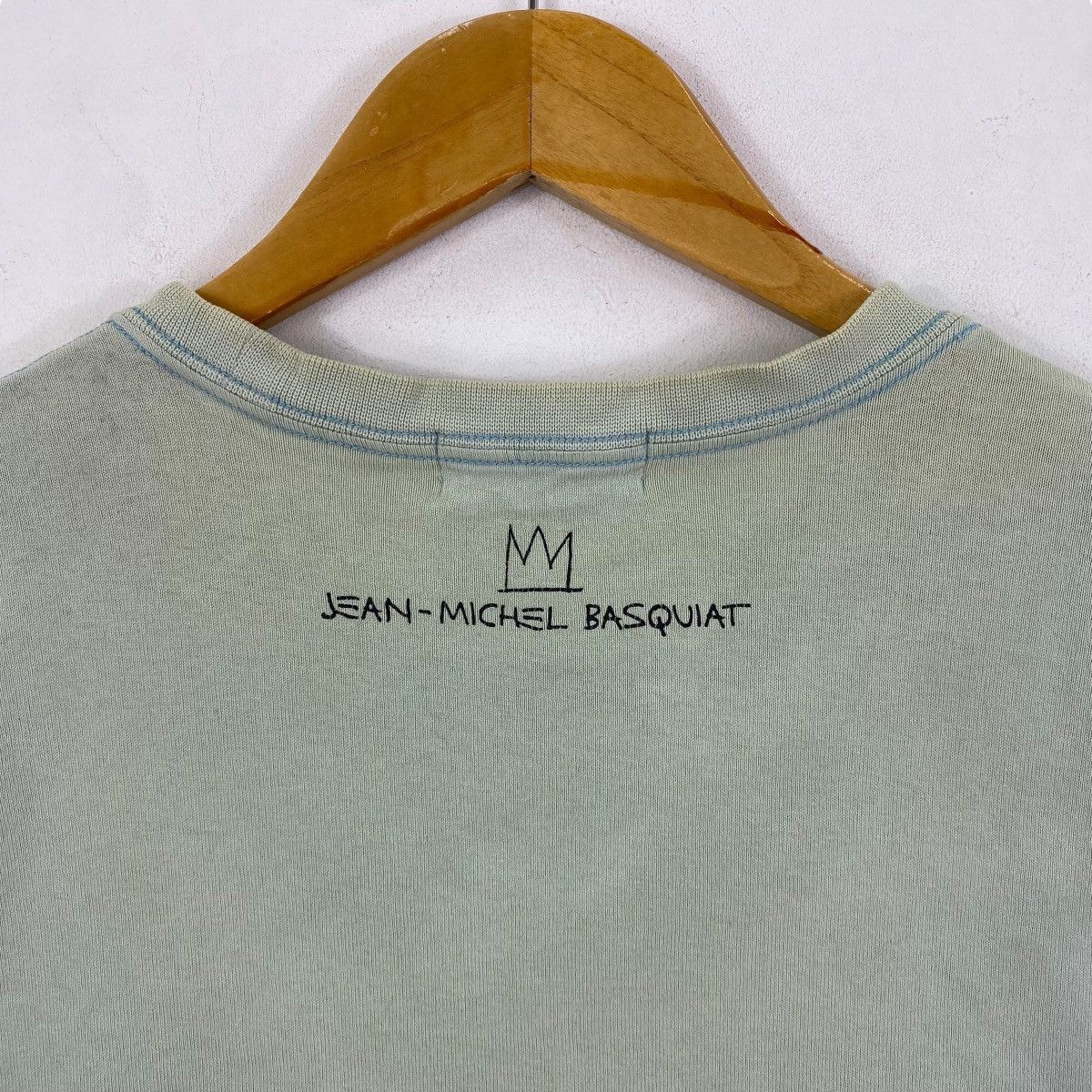 Jean-Michel Basquiat × Vintage Vintage 00's JEAN-MICHEL BASQUIAT Notary Portfolio Art Faded Size US M / EU 48-50 / 2 - 7 Thumbnail