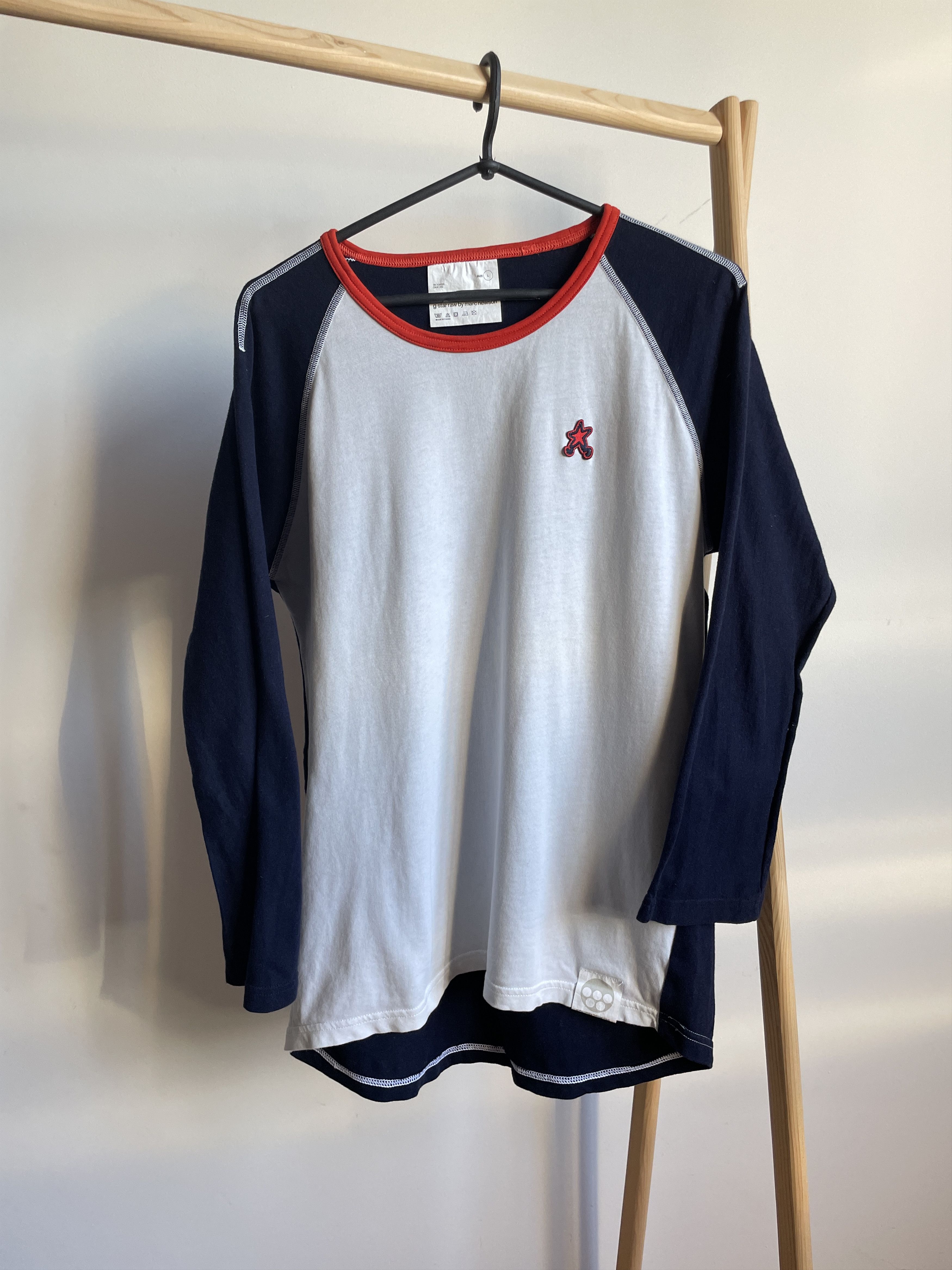 G-Star × Marc Newson G Star Raw Marc Newson Walking Star 3/4 Sleeve Baseball Tee Size US L / EU 52-54 / 3 - 1 Thumbnail