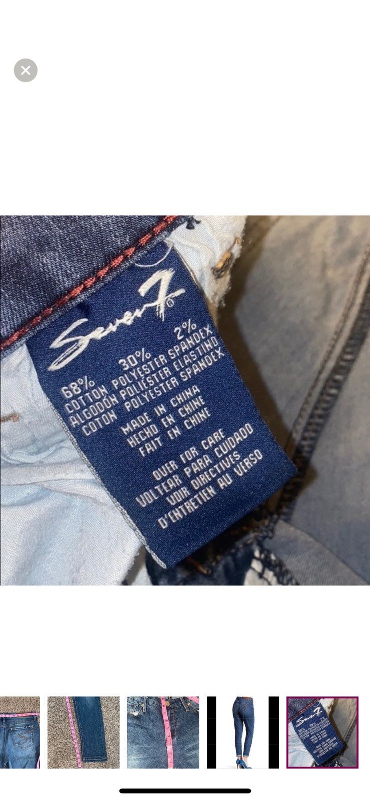 Seven 7 Seven 7 girlfriend jeans size 6 Size 28" / US 6 / IT 42 - 8 Thumbnail