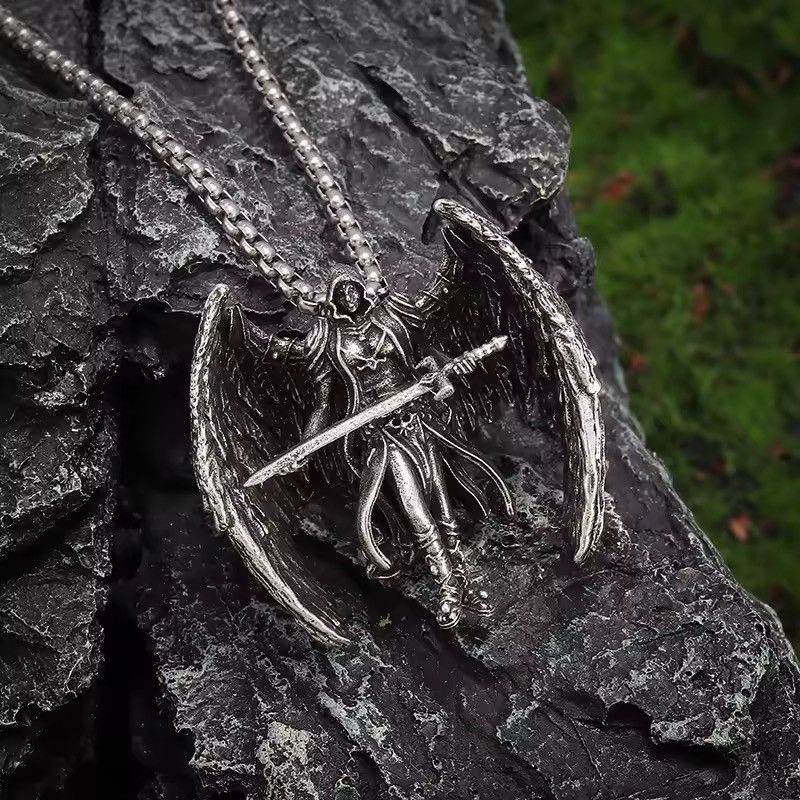 Vintage Warrior Wings Necklace Size ONE SIZE - 5 Thumbnail