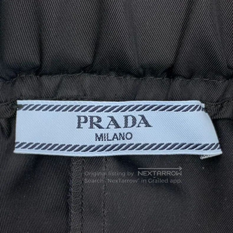 Prada Prada Black triangle nylon bib pants Size 27" / US 4 / IT 40 - 6 Thumbnail