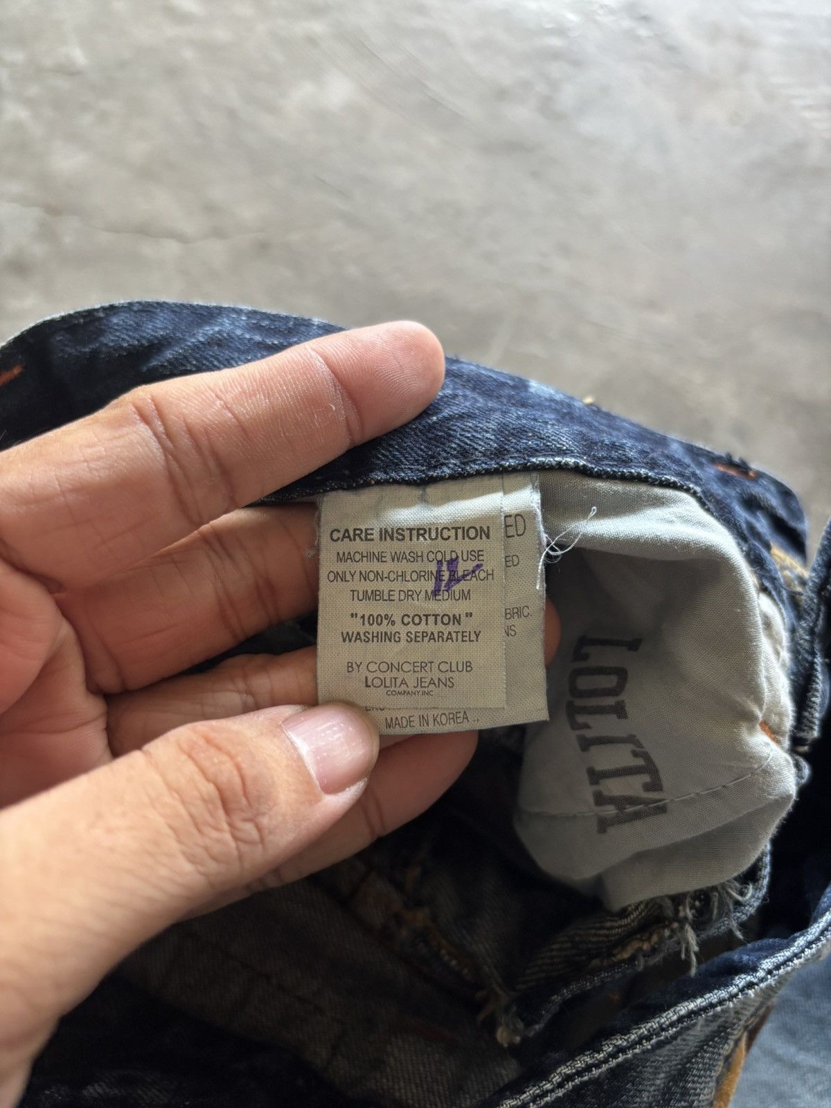 If Six Was Nine LOLITA flare up western style washed distressed japanese Size US 27 - 7 Thumbnail