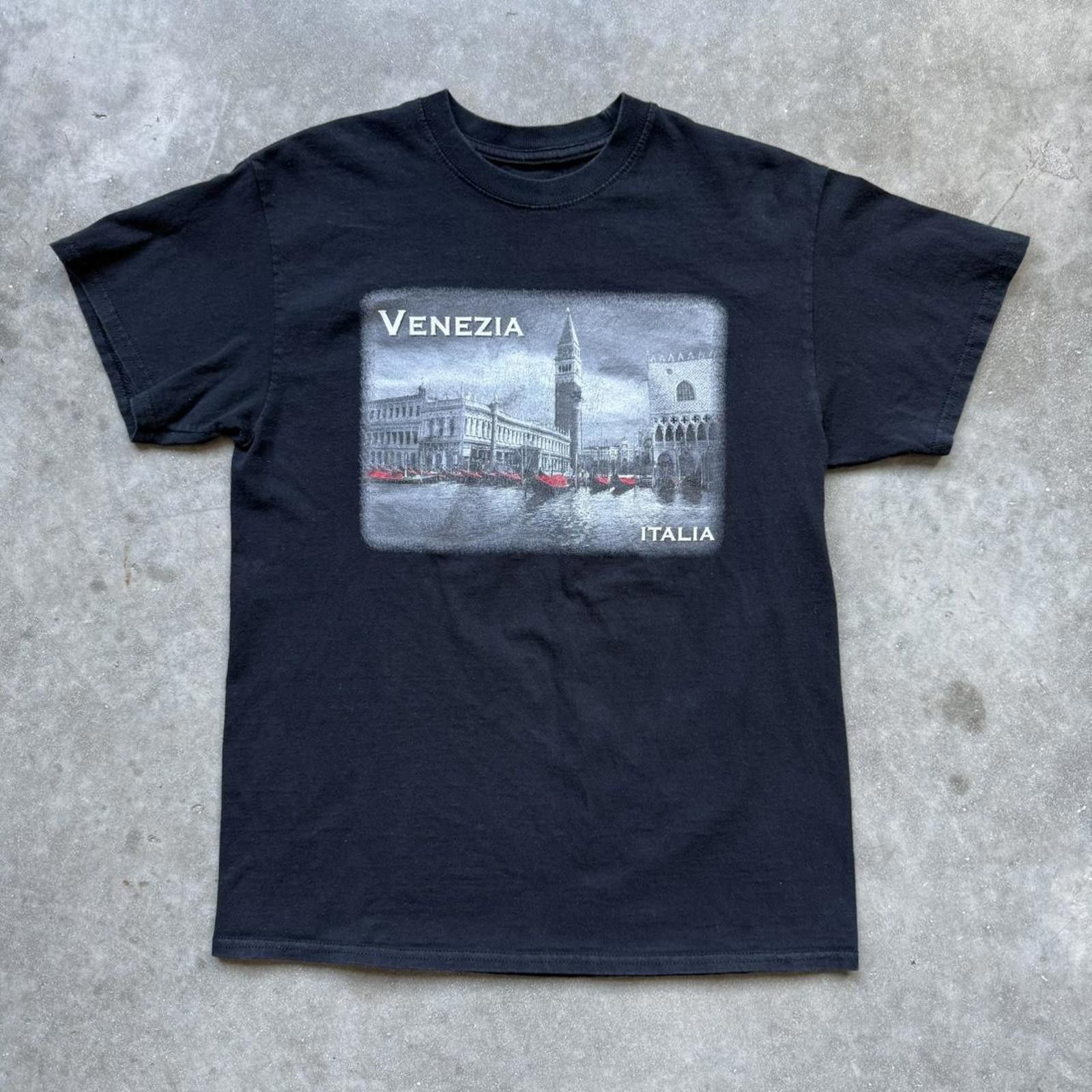 Other ITALY “Venezia Italia” Faded Graphic T-shirt Size US S / EU 44-46 / 1 - 1 Thumbnail