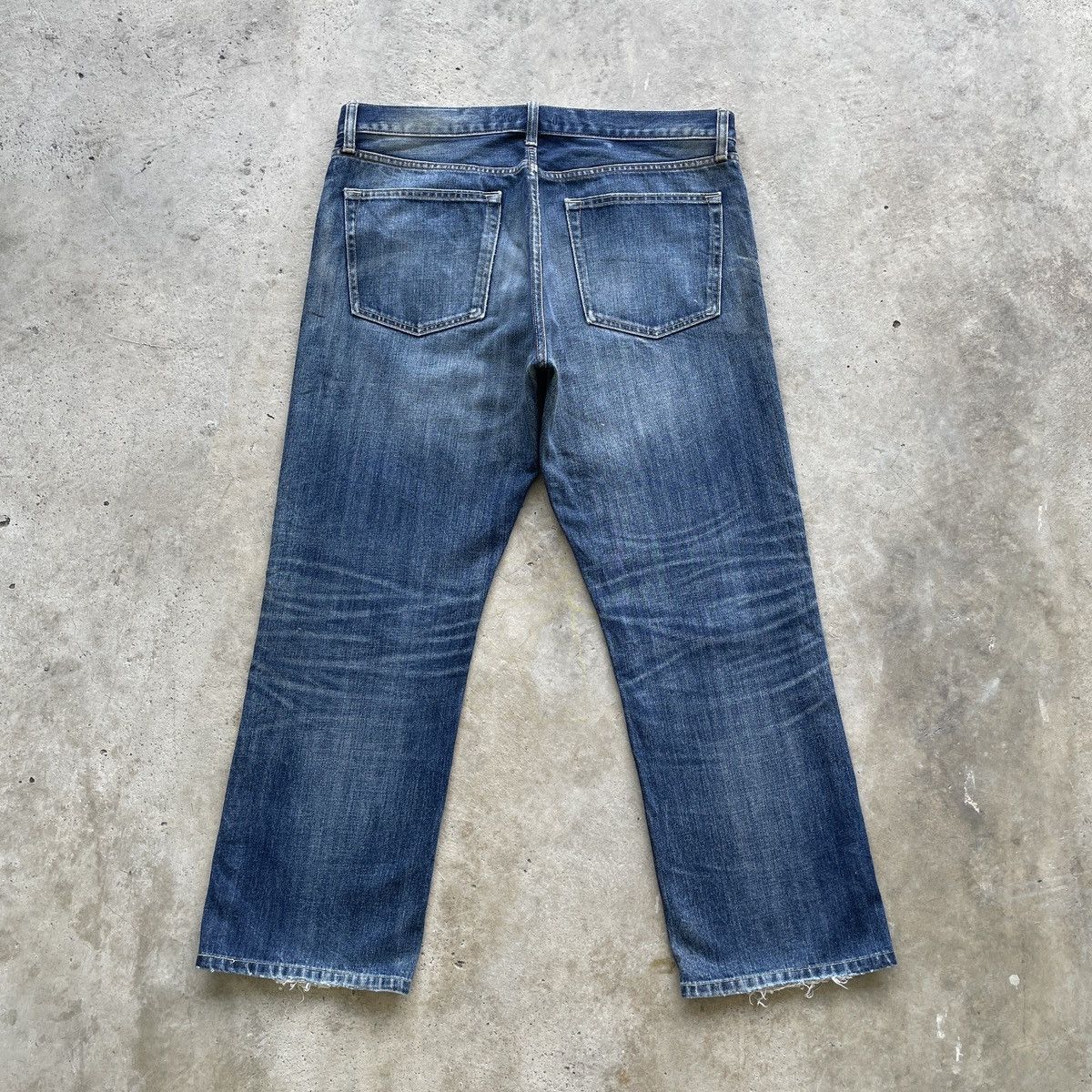 Japanese Brand Vintage Japanese StoneWash Blue Faded Jeans Pants Denim W36 Size US 36 / EU 52 - 10 Thumbnail