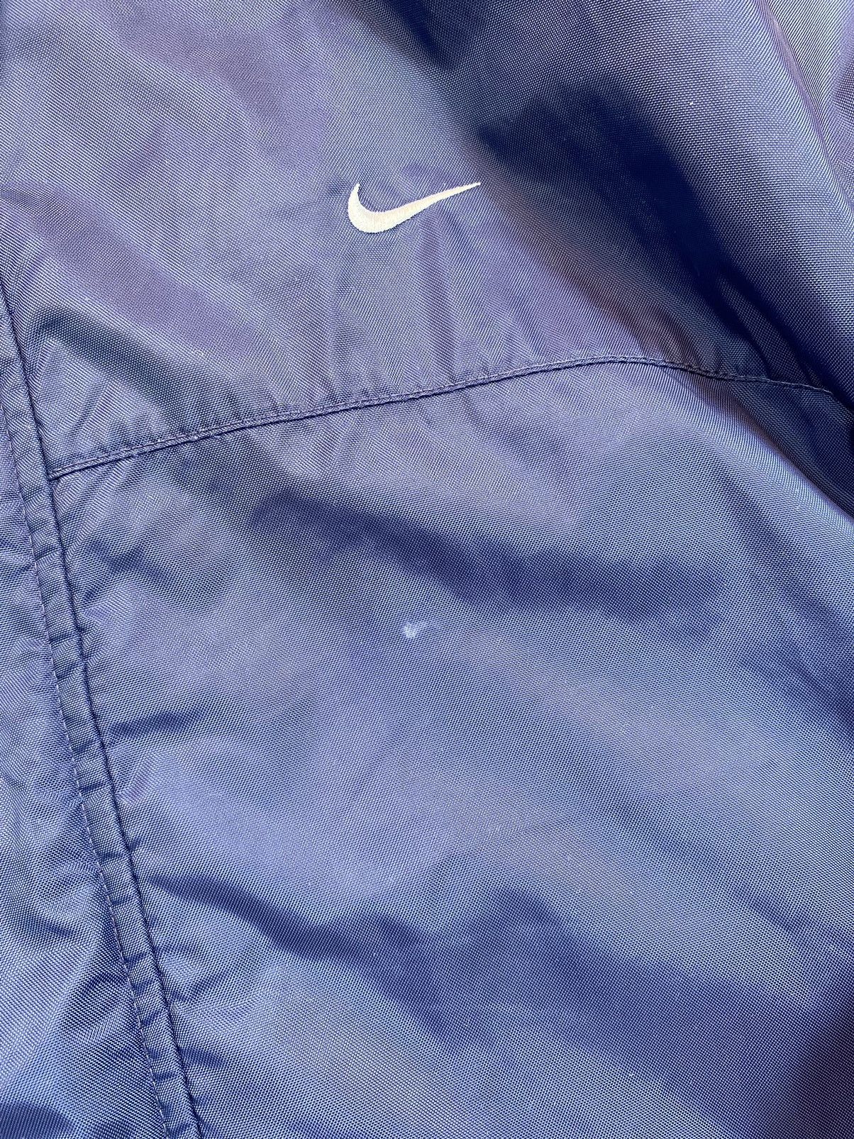 Vintage Vintage Nike 90s Blue Winter jacket with big centre logo Size US XL / EU 56 / 4 - 14 Thumbnail