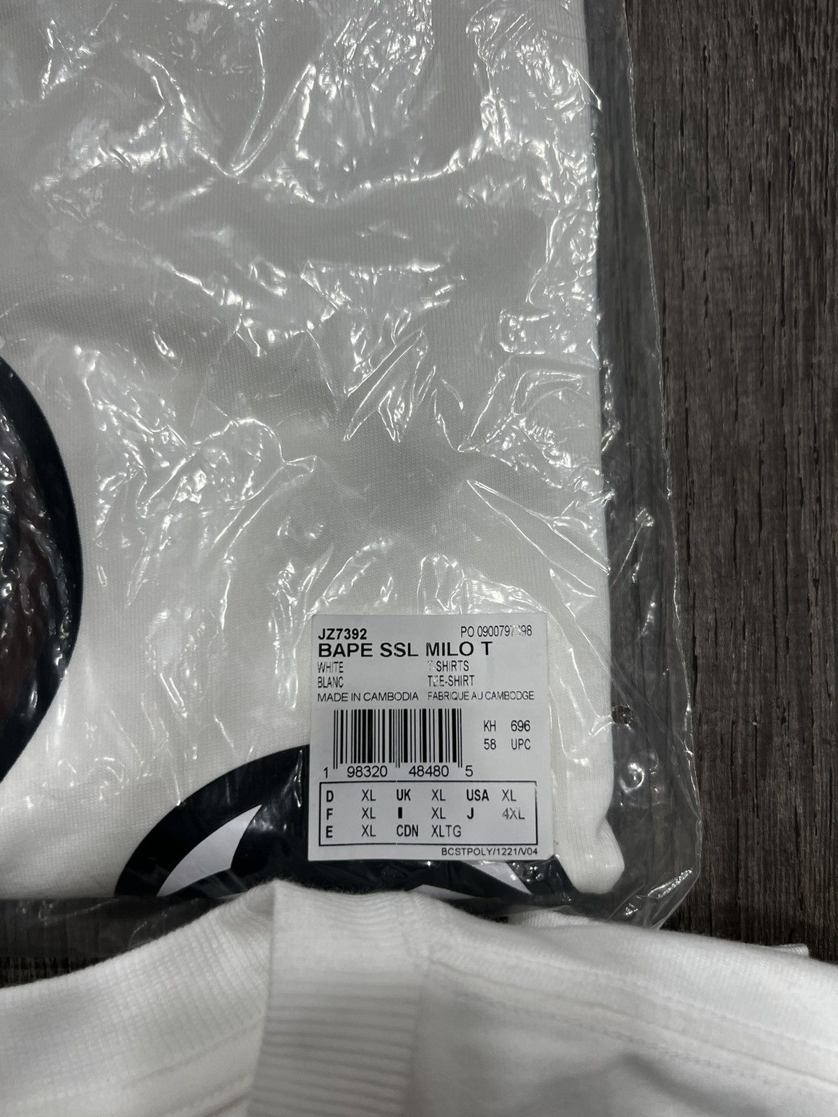Adidas × Bape Adidas x Bape SSL Milo Tee Sz XL NEW w Tags! Size US XL / EU 56 / 4 - 10 Thumbnail