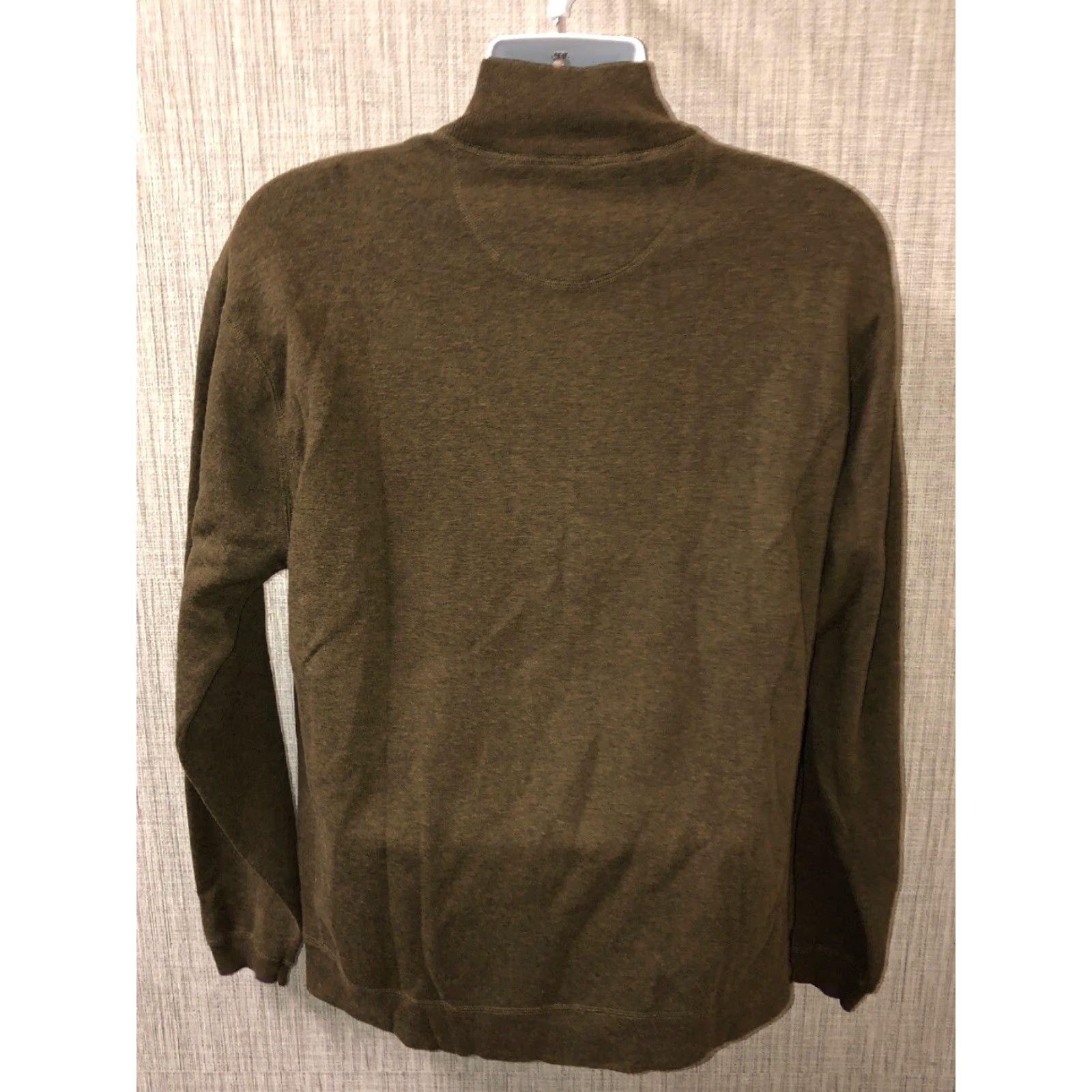 Nat Nast Nat Nast Mens 1/4 Zip Cotton/Nylon Sweater Size L Green Sweater Mens L 1/4 Zip Cotton Blend Size US L / EU 52-54 / 3 - 5 Thumbnail