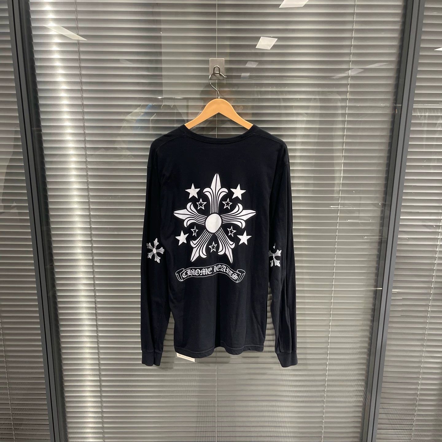 Chrome Hearts CH Pentagram Scroll Print Long Sleeve L 99 New Size US L / EU 52-54 / 3 - 2 Thumbnail