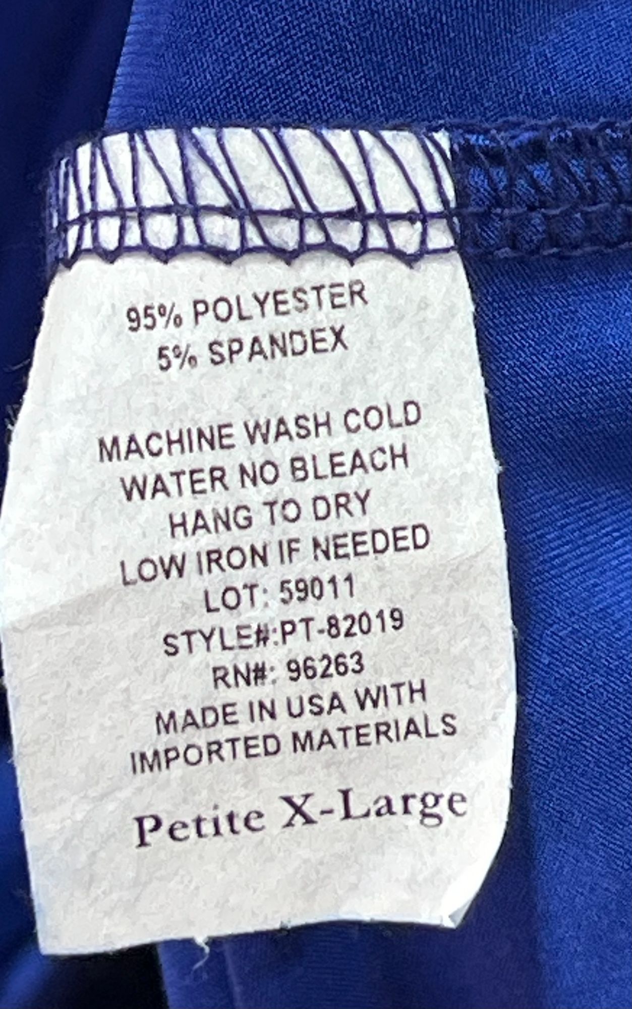 Other TIFFANY & GREY - Women's Sleeveless Loose Blouse - Blue - Pe Size XL / US 12-14 / IT 48-50 - 9 Thumbnail