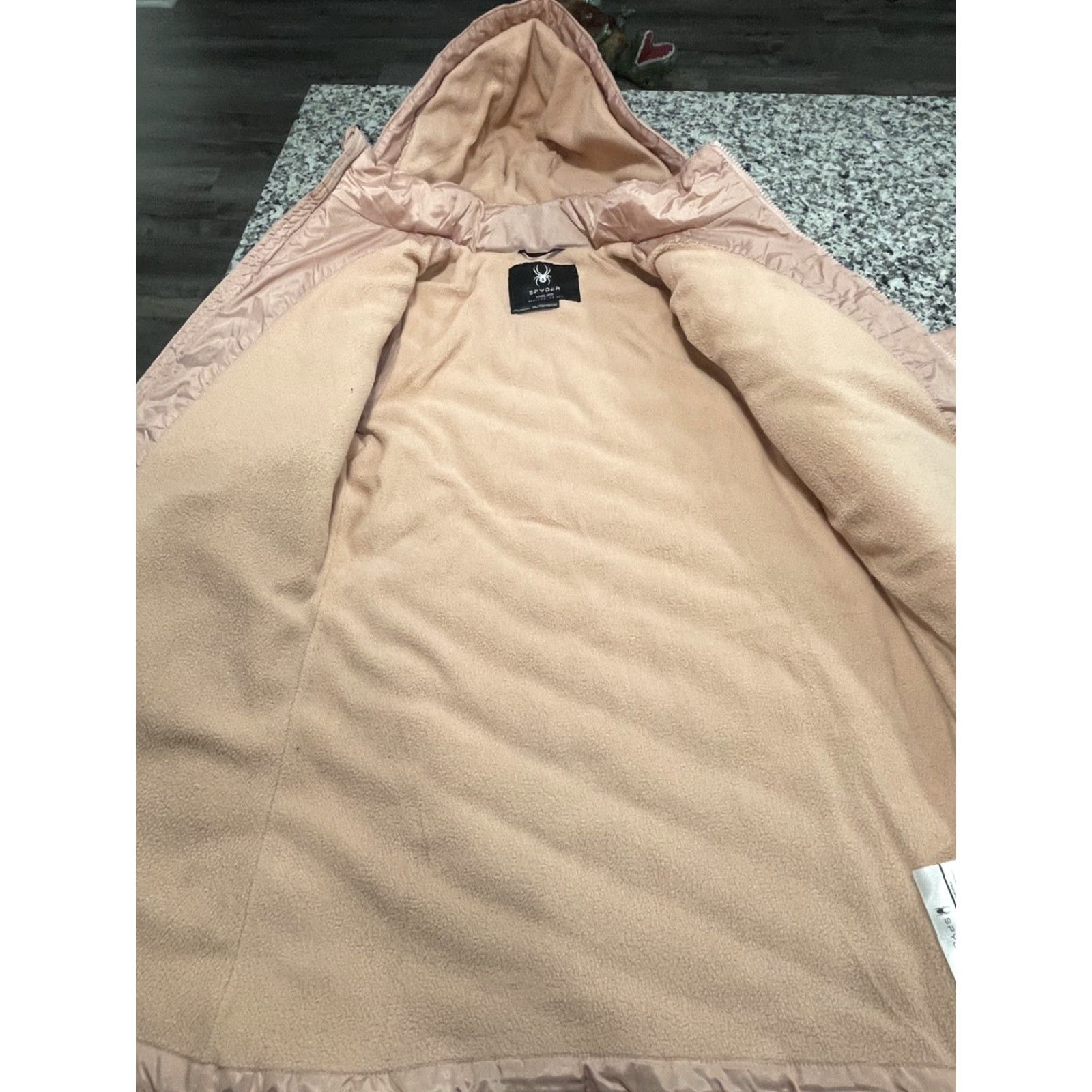 Spyder Spyder Boundless Weight Puffer Jacket Women Long Coat XL Pink 16 Winter Ski Outdoor Gorpcore, Zip Pocket Repair Needed Size XL / US 12-14 / IT 48-50 - 6 Thumbnail