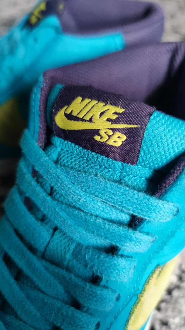 Nike Nike sb blazer premium - aquamarine / electric yellow Size US 6 / EU 39 - 8 Thumbnail