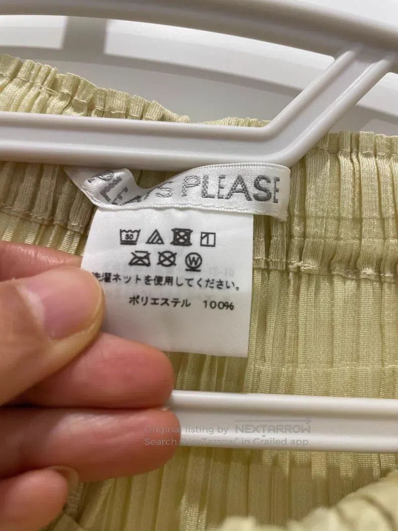 Issey Miyake Issey Miyake Light Yellow Pleated Long Pants Size 26" / US 2 / IT 38 - 3 Thumbnail