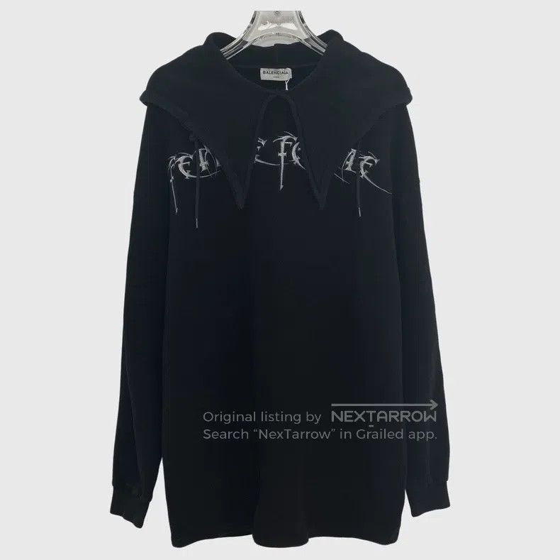 Other Balenciaga Spring/Summer Black Hooded Sweatshirt Size US M / EU 48-50 / 2 - 1 Thumbnail