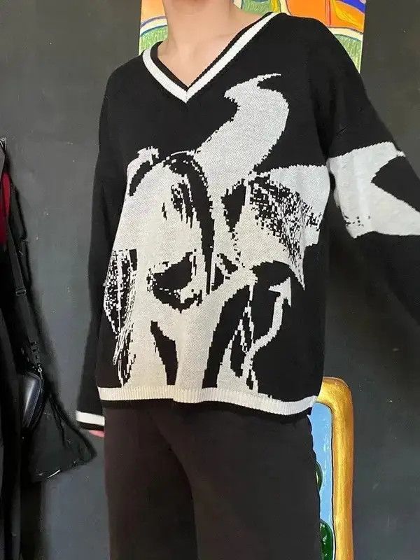 Japanese Brand Cartoon Y2k Harajuku Kawaii Punk Retro Cute Size US M / EU 48-50 / 2 - 2 Thumbnail
