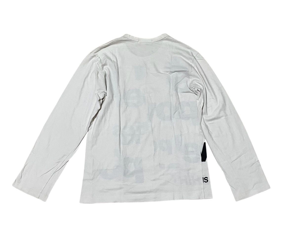 Comme des Garcons Vintage CDG SHIRT split logo longsleeve Size US L / EU 52-54 / 3 - 7 Thumbnail