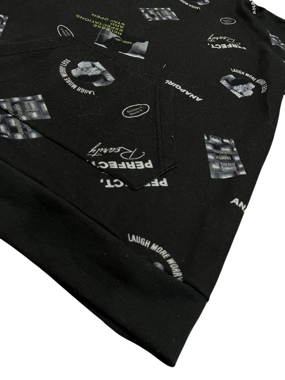 If Six Was Nine × Japanese Brand × Le Grande Bleu (L.G.B.) ANAP GIRL FULL PRINT POEM HOODIE Size M / US 6-8 / IT 42-44 - 5 Thumbnail
