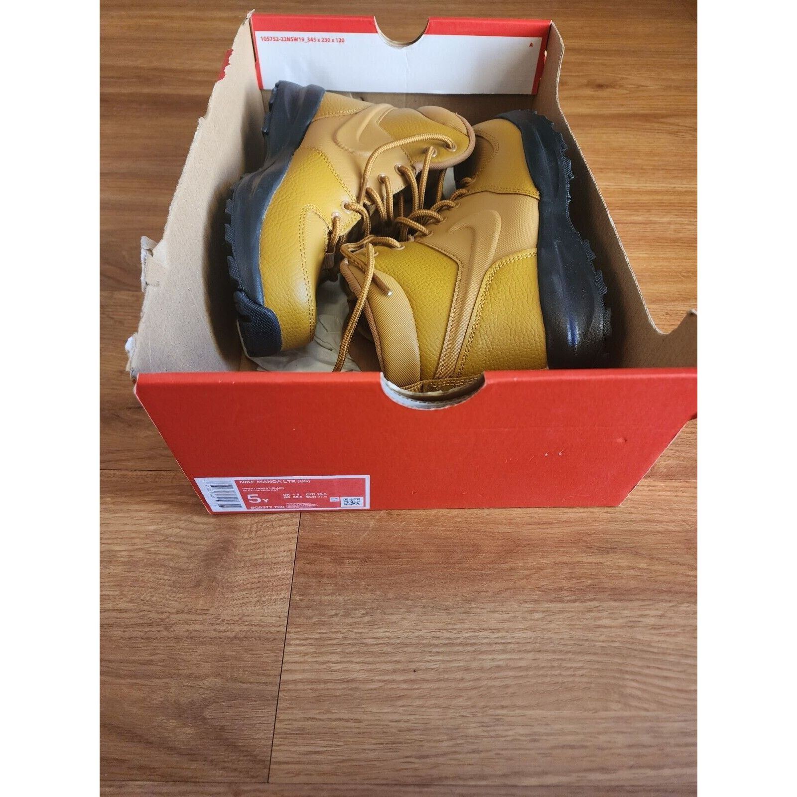 Nike Nike Manoa LTR Boots GS Size 5Y/Womens 6.5 BQ5372-700 NO BOX Size US 6.5 / IT 36.5 - 8 Thumbnail