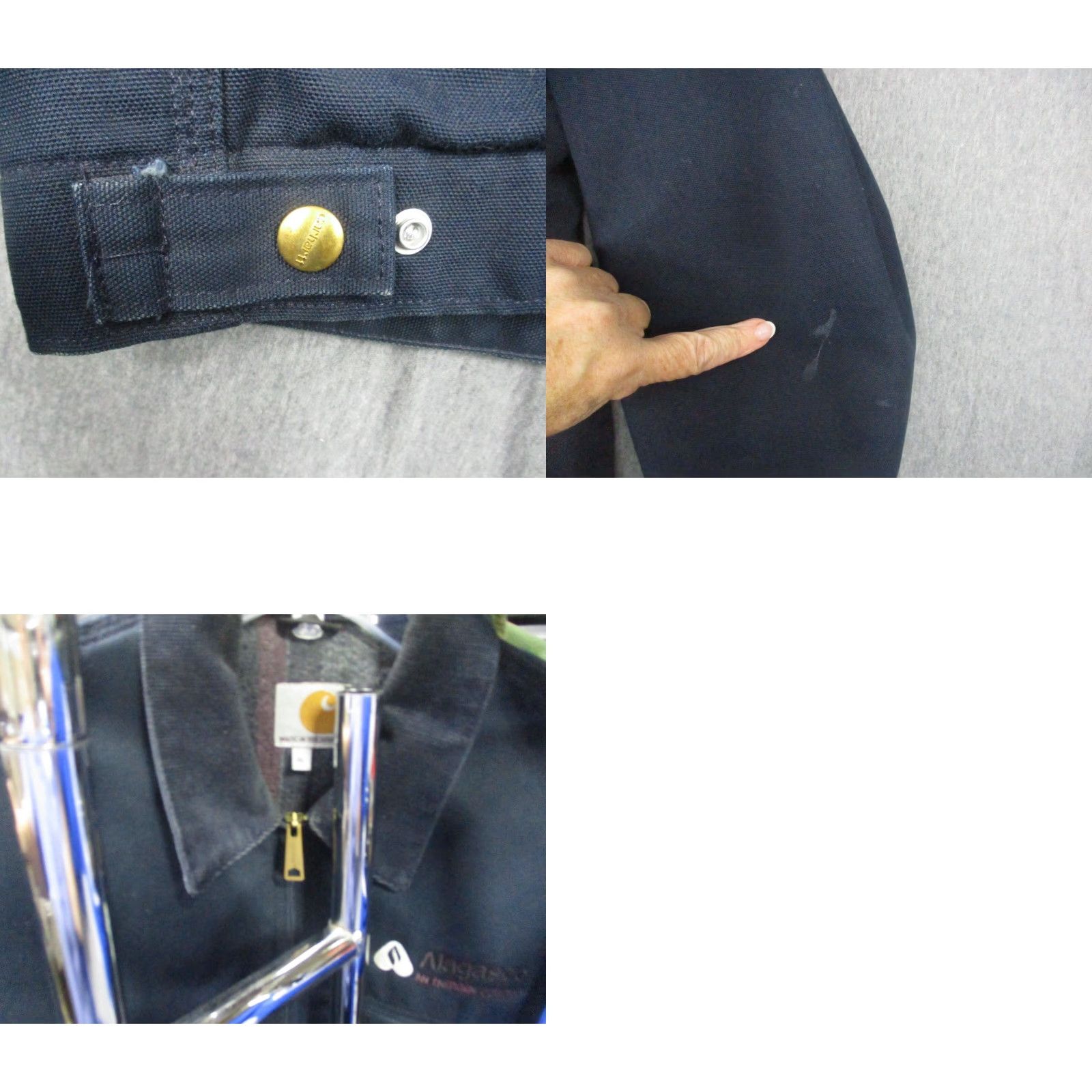 Carhartt VINTAGE Carhartt Jacket Blanket Lined Detroit J209 USA Navy Blue Mens XL City USA Blue Jacket Size US XL / EU 56 / 4 - 10 Thumbnail