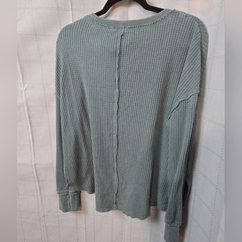 Other Altard State Waffle Knit Top in Blue/Green Size S / US 4 / IT 40 - 8 Thumbnail
