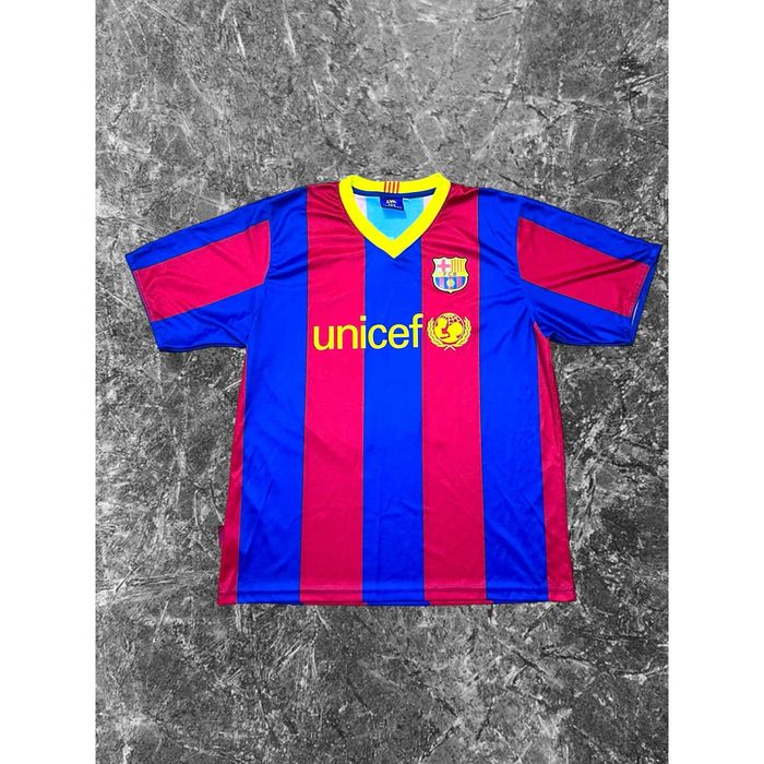 Soccer Jersey Lionel Messi UNICEF soccer jersey Barcelona | Grailed