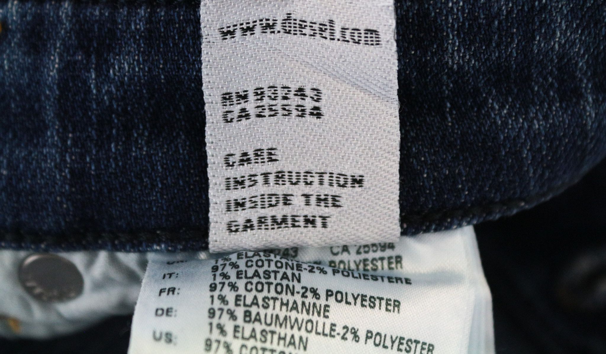 Diesel BABHILA 089AH W32/L30 Blue Stretch Jeans 69371 Size 32" / US 10 / IT 46 - 9 Thumbnail