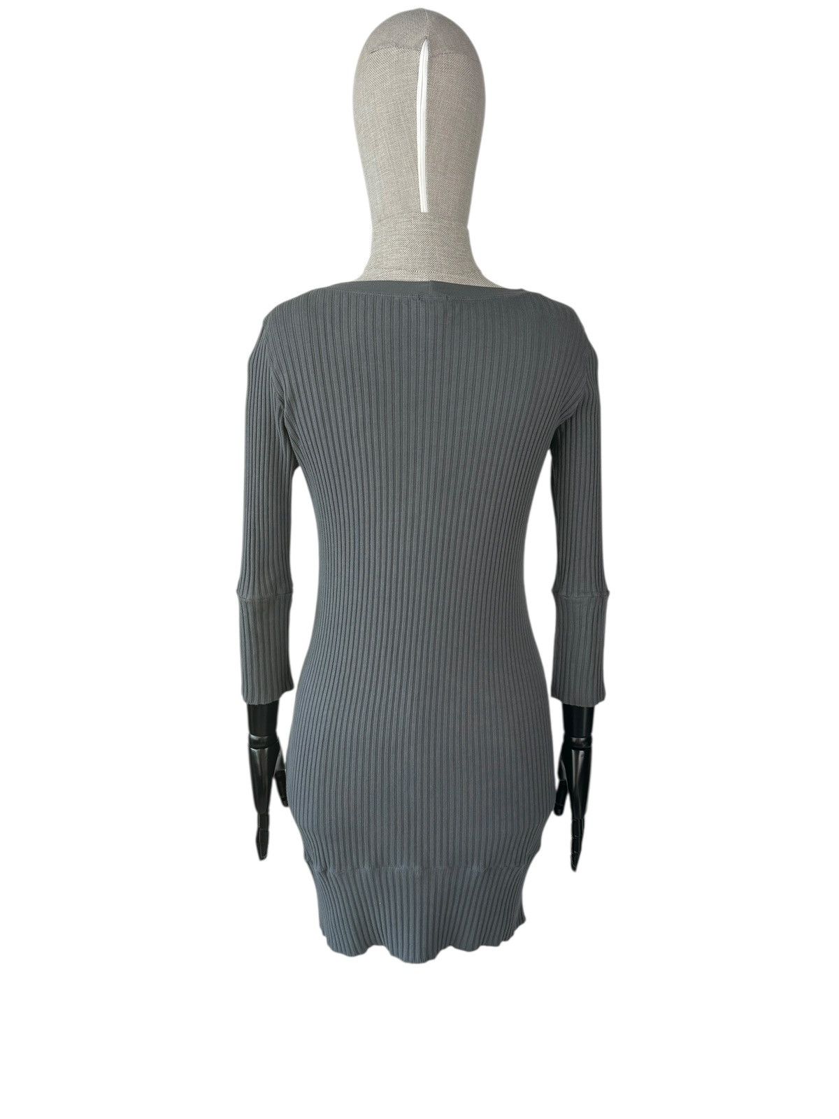 Transit TRANSIT PAR SUCH Lagenlook Button Cardigan Dress Gray size 1 Size S / US 4 / IT 40 - 2 Thumbnail