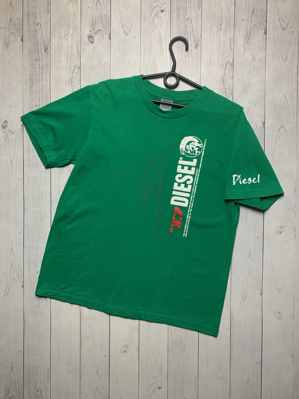 Diesel × Vintage Vintage Diesel green tee big logo size L Size US L / EU 52-54 / 3 - 2 Thumbnail