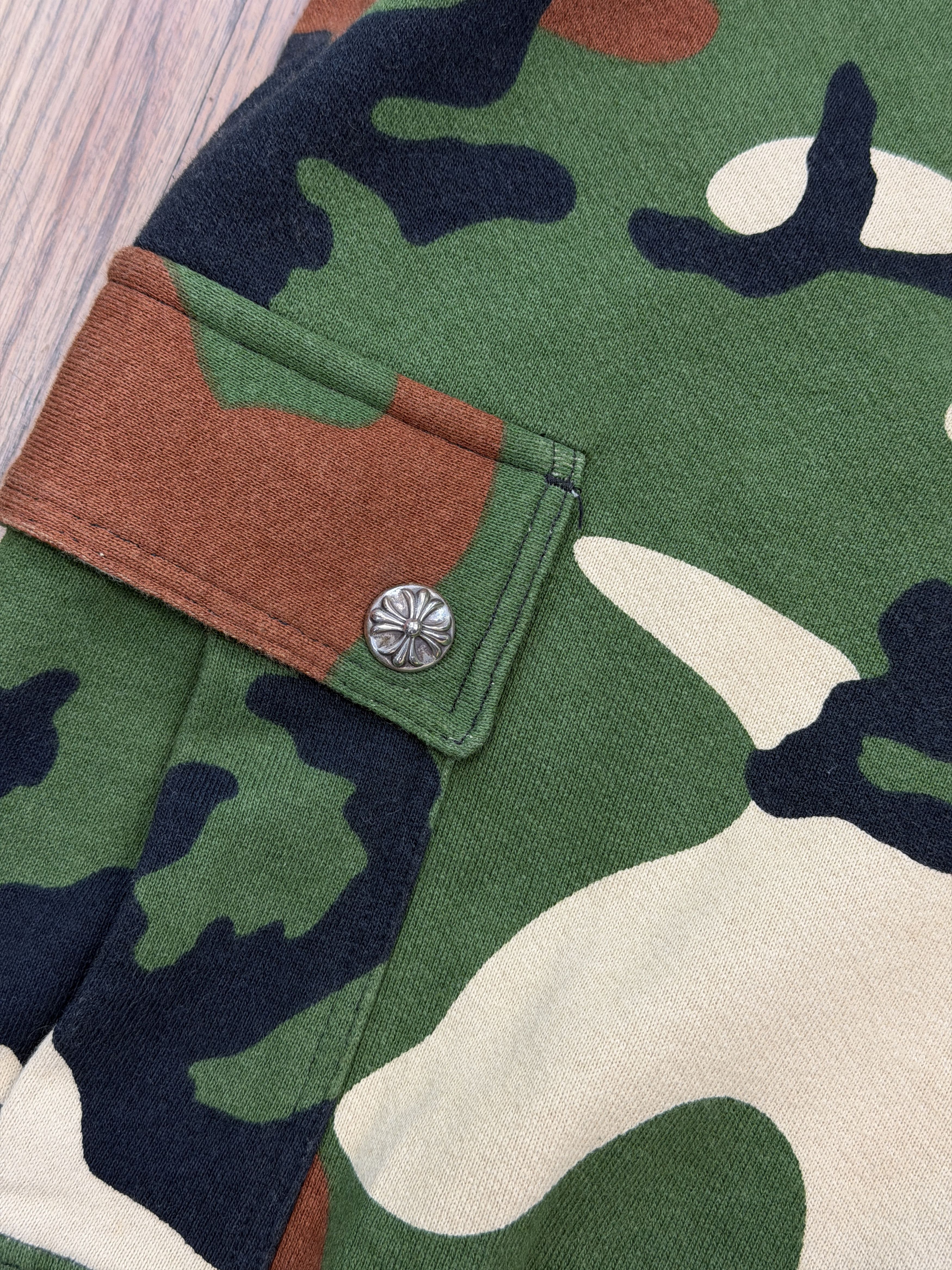 Chrome Hearts Chrome Hearts Matty Boy Caution Cargo Sweatpants Camo Size US 34 / EU 50 - 2 Thumbnail
