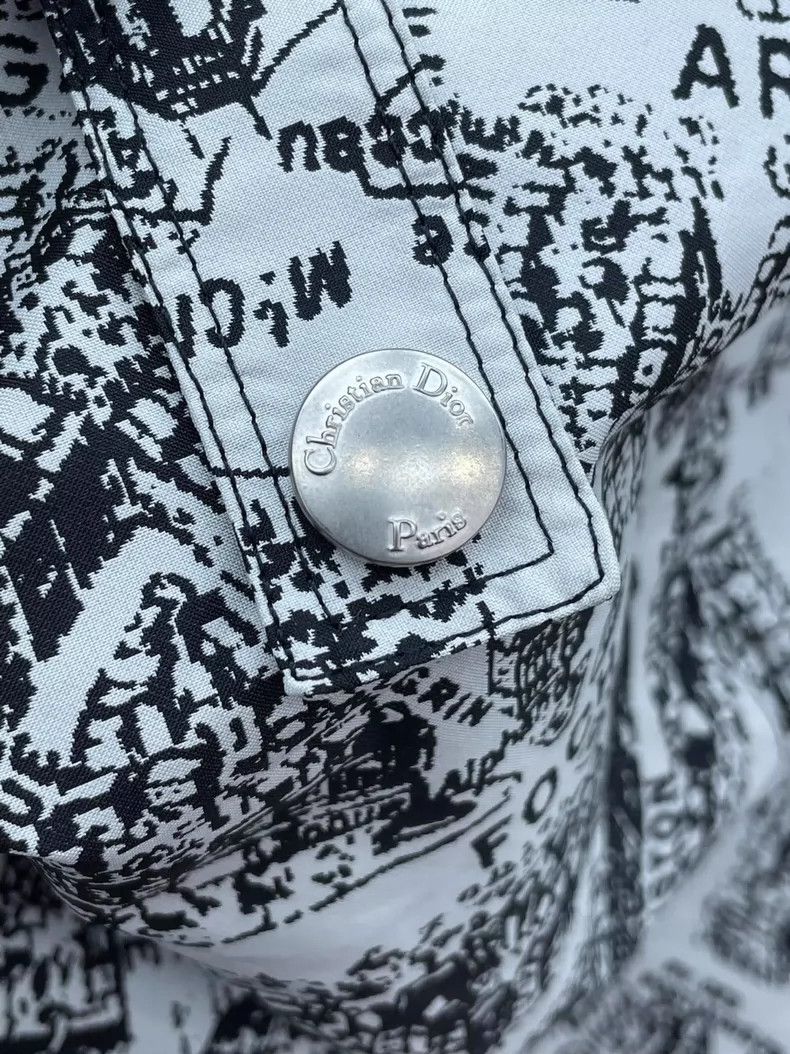 Dior Dior Paris map short-sleeved windbreaker jacket 2504-Nextar Size S / US 4 / IT 40 - 3 Thumbnail
