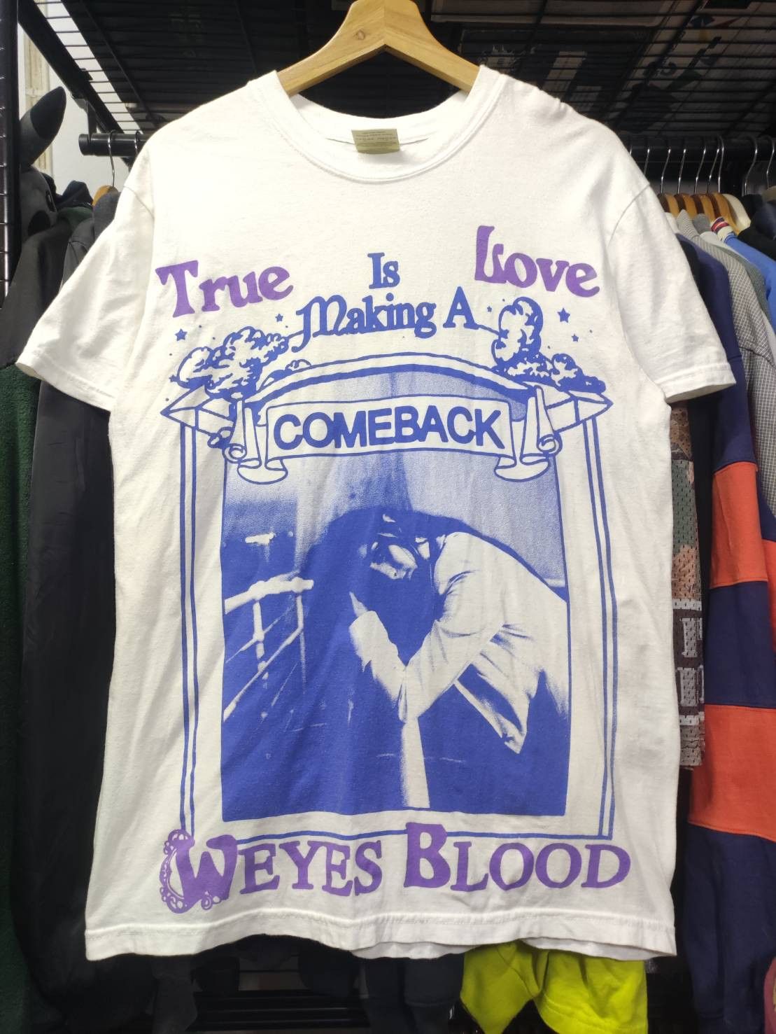 Online Ceramics Weyes Blood Titanic Rising Anniversary True Love T-Shirt Size US M / EU 48-50 / 2 - 1 Thumbnail