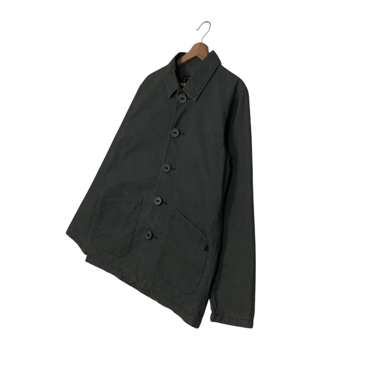 Alpha Industries 🔥VINTAGE CHORE WORK JACKET ALPHA INDUSTRIES MILITARY Size US M / EU 48-50 / 2 - 4 Thumbnail