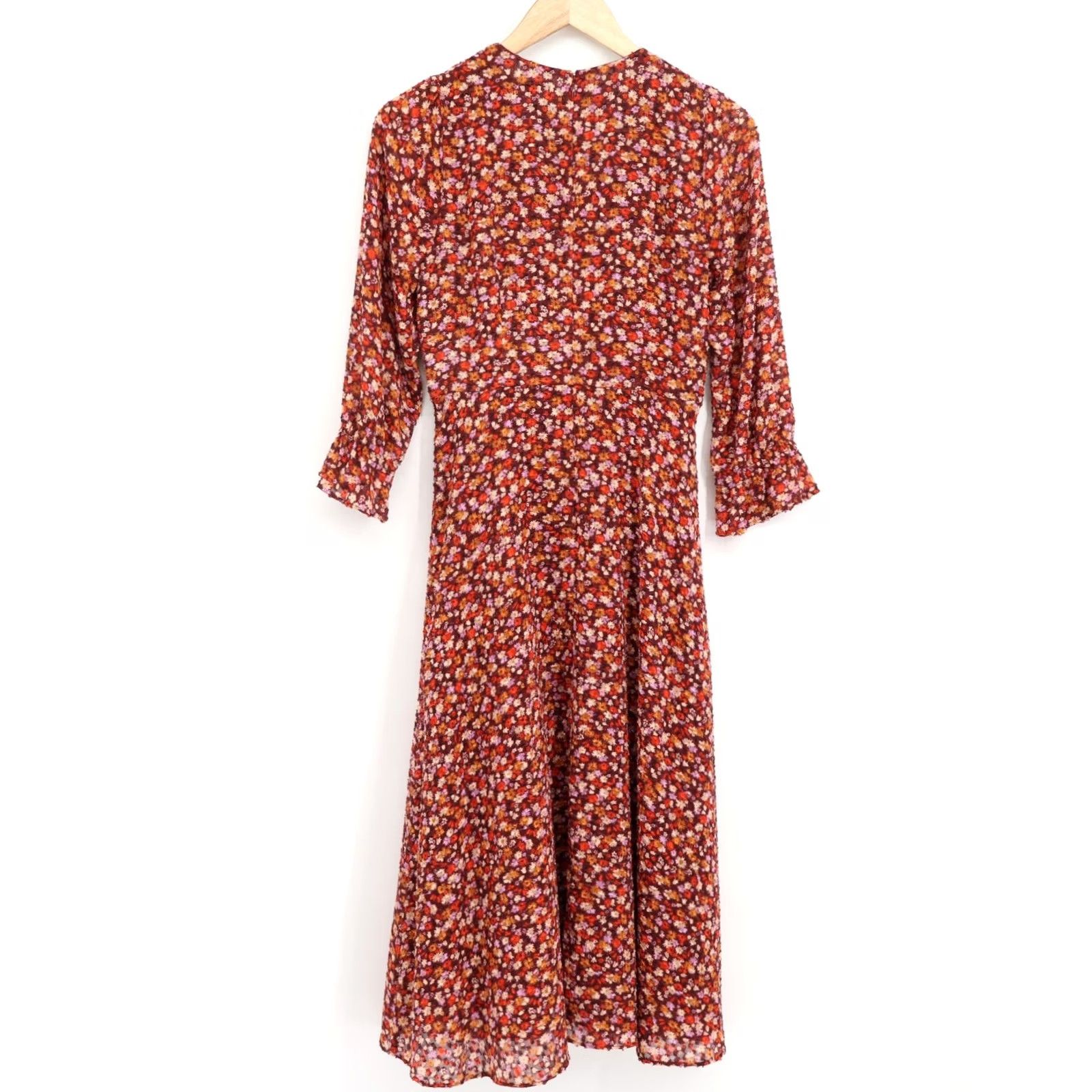 Madewell Madewell Women's Crossover Midi Dress Clipdot Spring Prairie Sz 0 NEW Size XS / US 0-2 / IT 36-38 - 2 Thumbnail