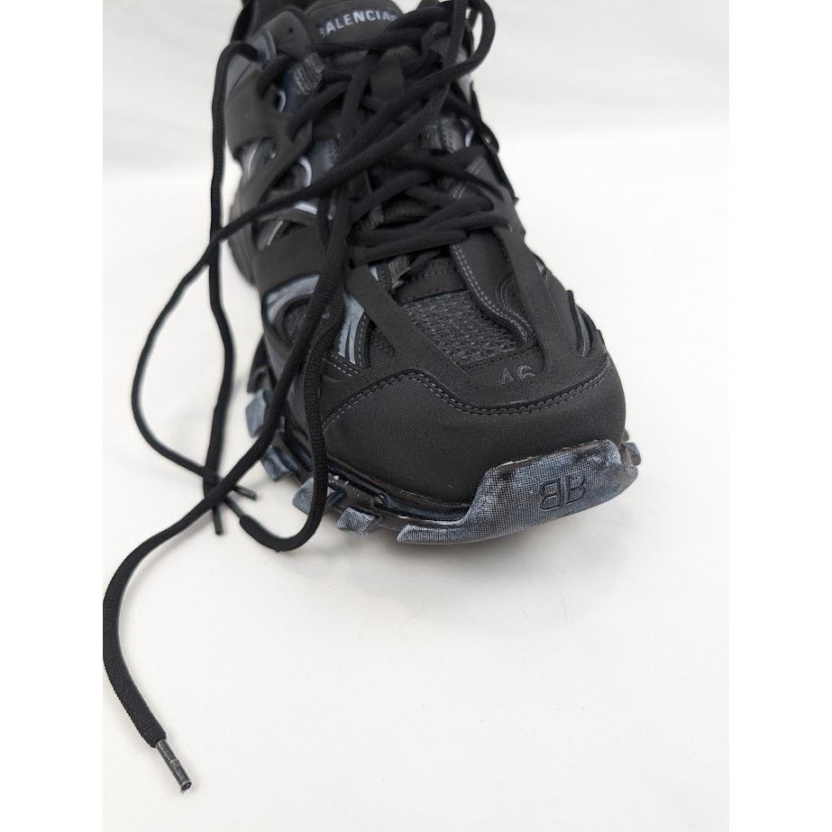 Balenciaga o1rshd1 Track Low-Top Sneakers in Faded Black Size US 13 / EU 46 - 6 Thumbnail