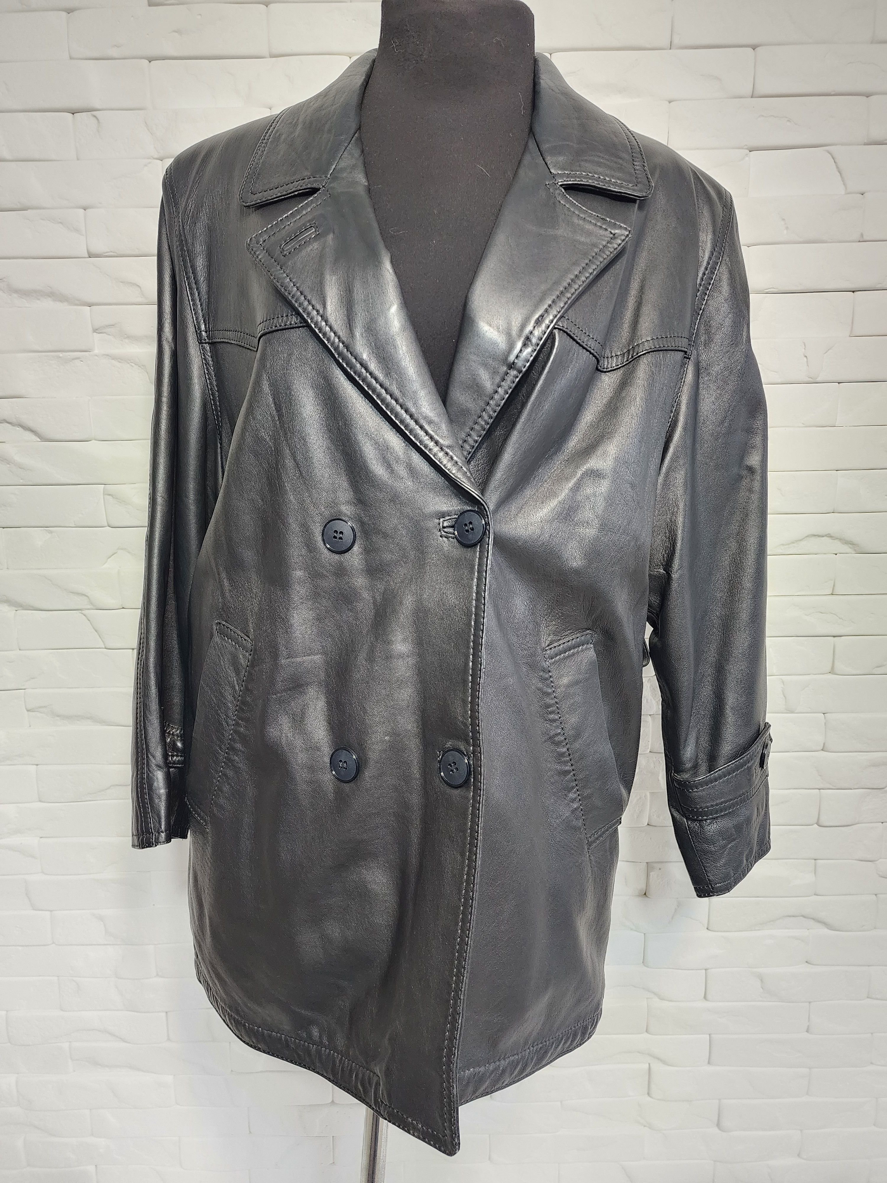 Other Elegant Black Women's Leather Jacket: Size XL / US 12-14 / IT 48-50 - 1 Thumbnail