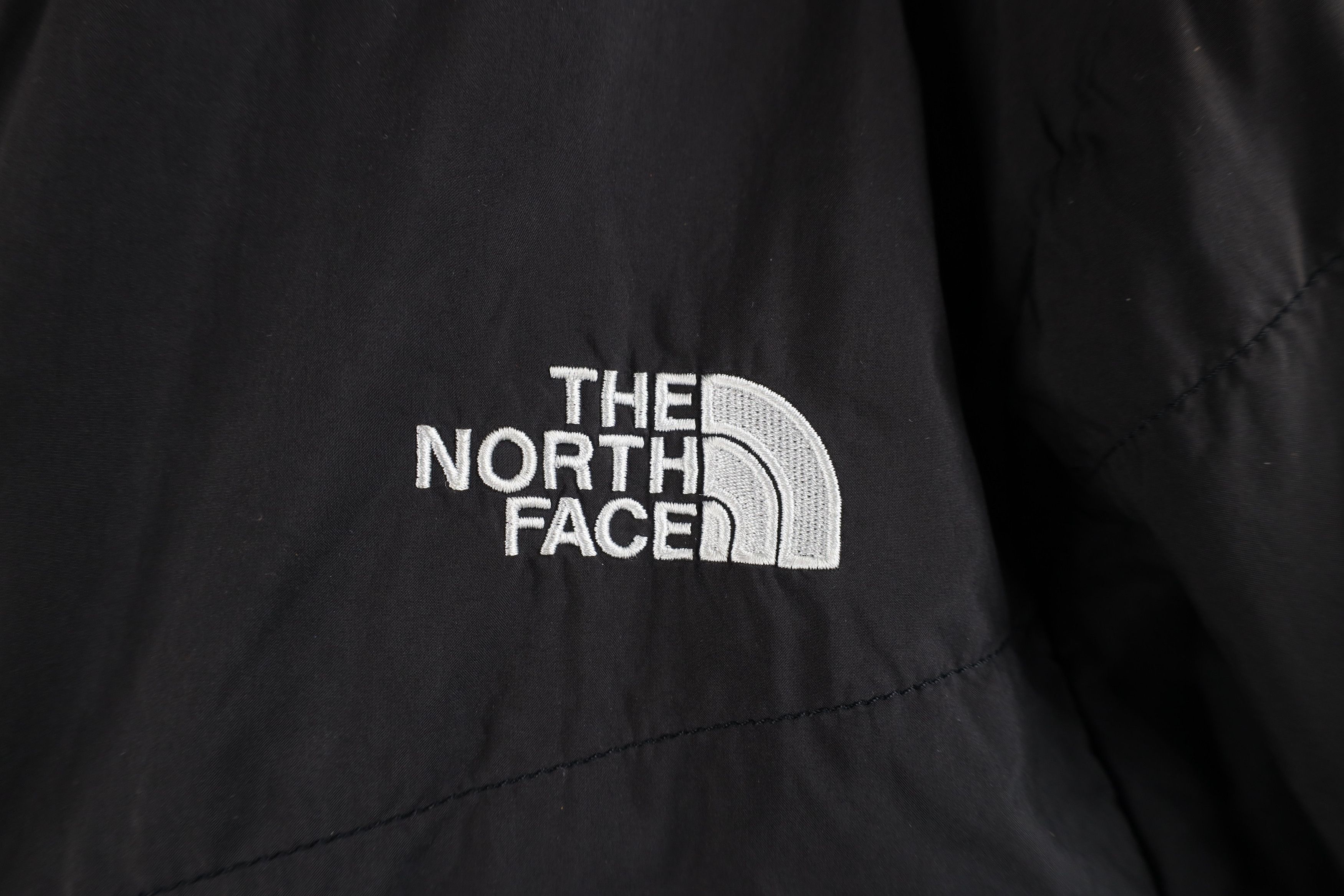 The North Face × Vintage The North Face Spell Out Micro Puffer Full Zip Jacket Size US M / EU 48-50 / 2 - 4 Thumbnail
