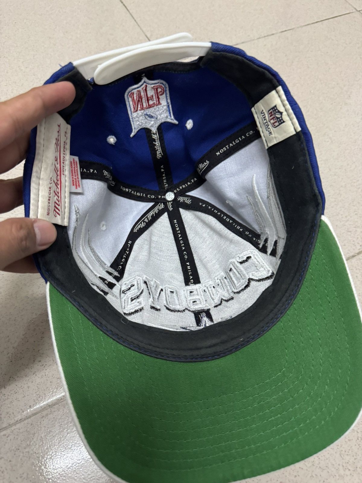 Mitchell & Ness MITCHELL & NESS DALLAS COWBOYS DIAMOND CAP HAT Size ONE SIZE - 6 Thumbnail