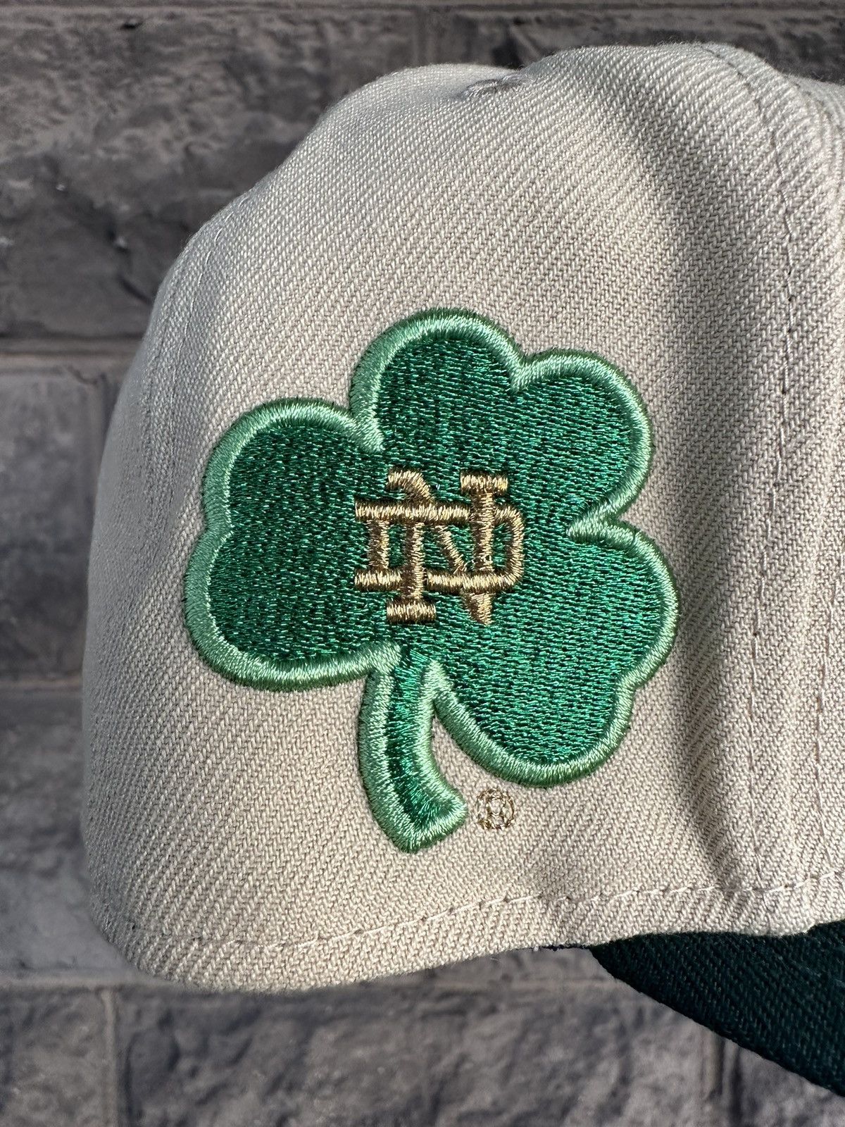 MLB × New Era × Supreme 7 3/8 NOTRE DAME FIGHTING IRISH CHAMPIONS NEW ERA FITTED CAP Size ONE SIZE - 3 Thumbnail