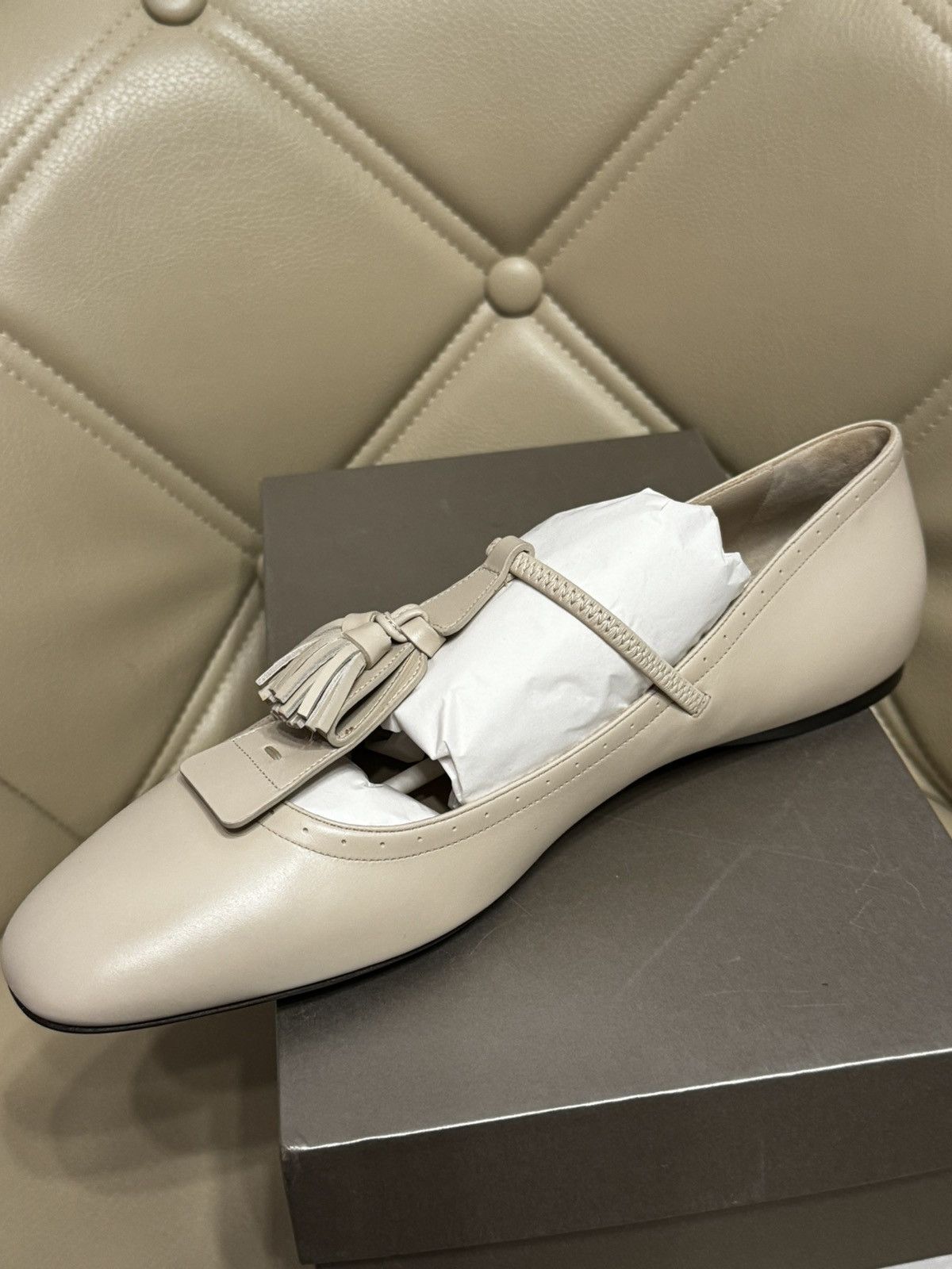 Giorgio Armani GIORGIO ARMANI Leather ballet flats Size US 8.5 / IT 38.5 - 10 Thumbnail