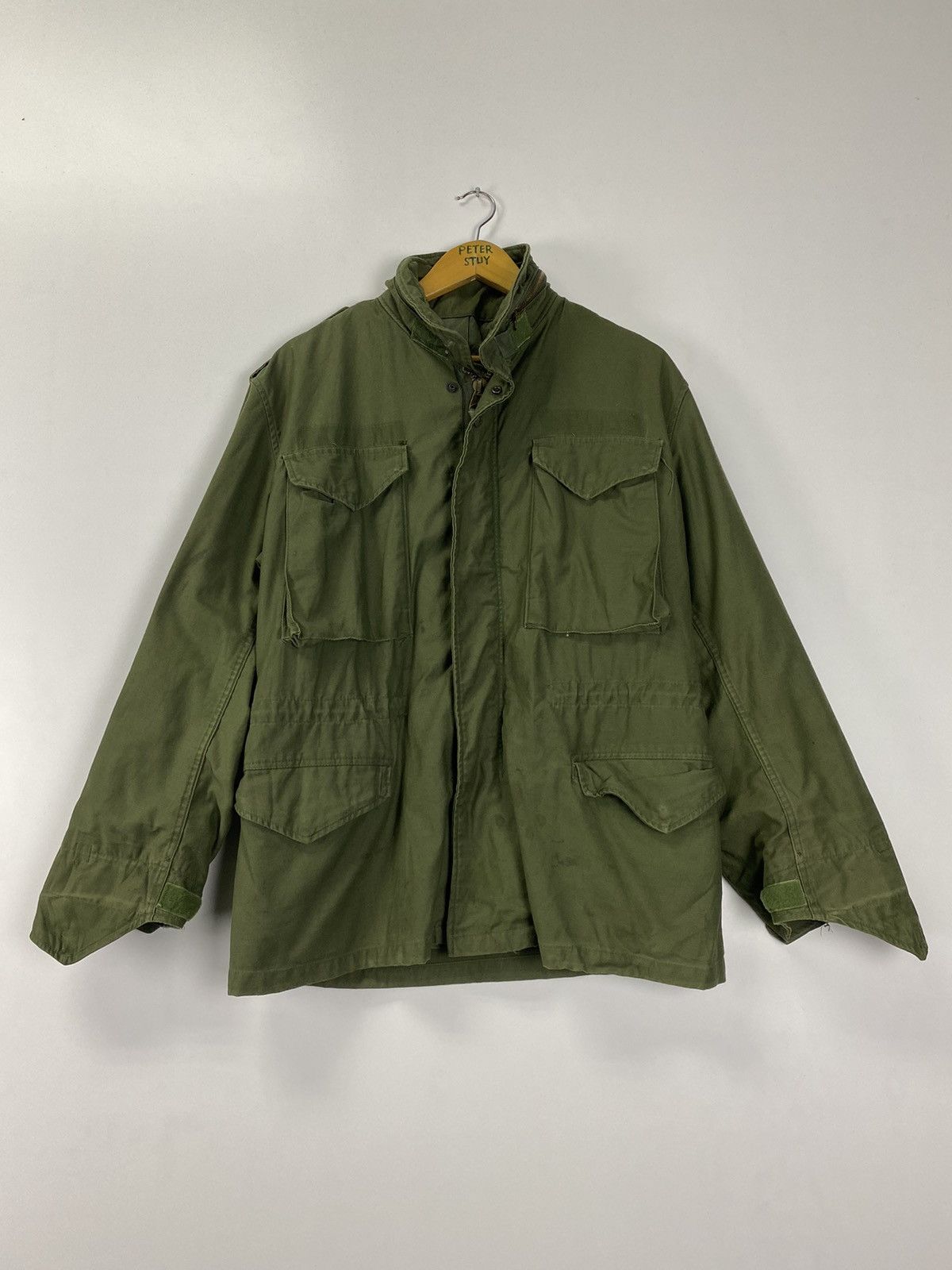 Vintage Vintage 80s Military Jacket Size US L / EU 52-54 / 3 - 2 Thumbnail