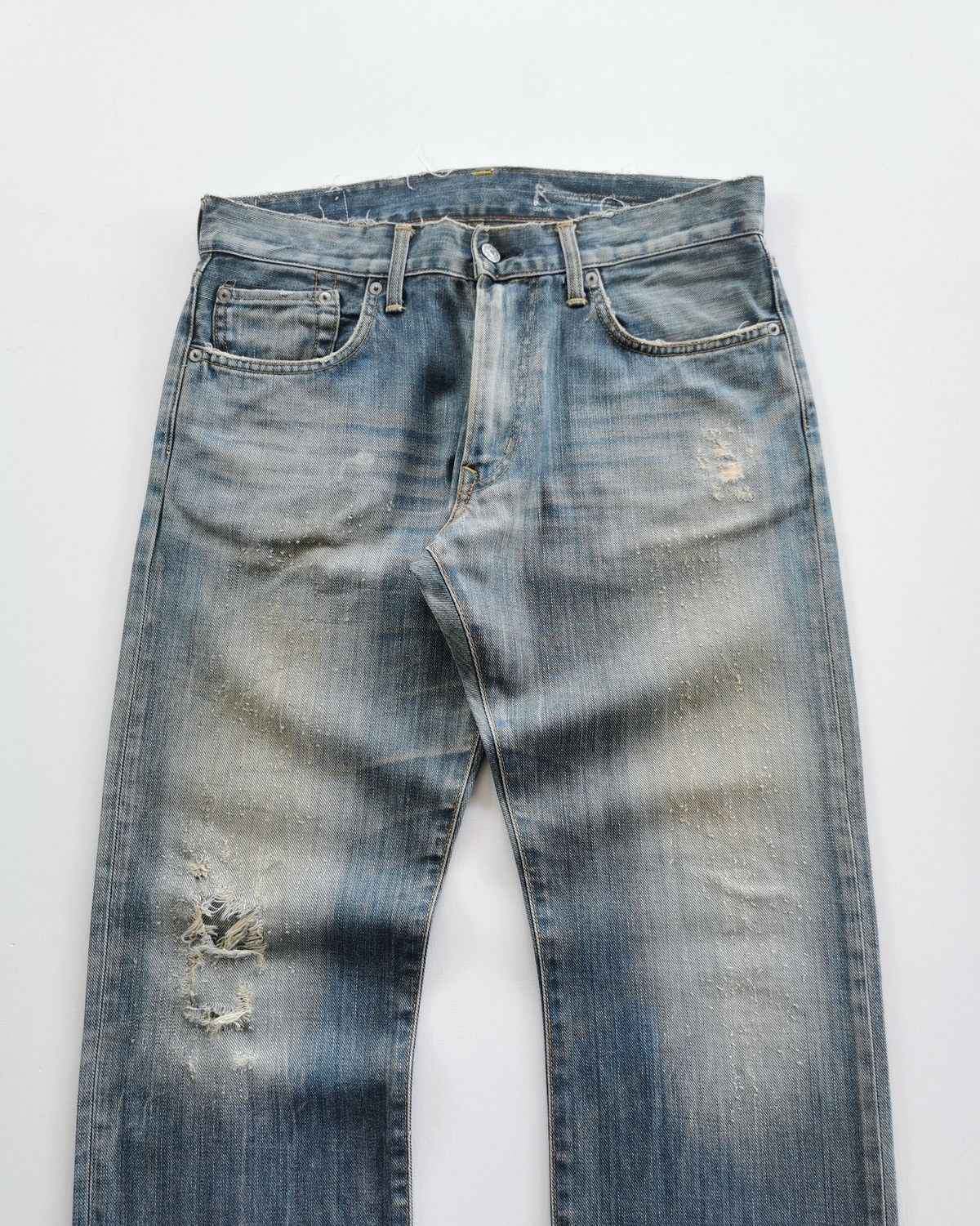 Edwin Edwin 503R Regular Fit Distressed Denim Jeans Size US 34 / EU 50 - 3 Thumbnail