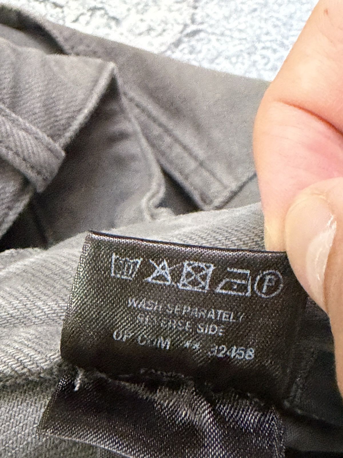 Loro Piana LORO PIANA Luxury Grey Straight Pants Orange Trim IT 40 Size 27" / US 4 / IT 40 - 7 Thumbnail