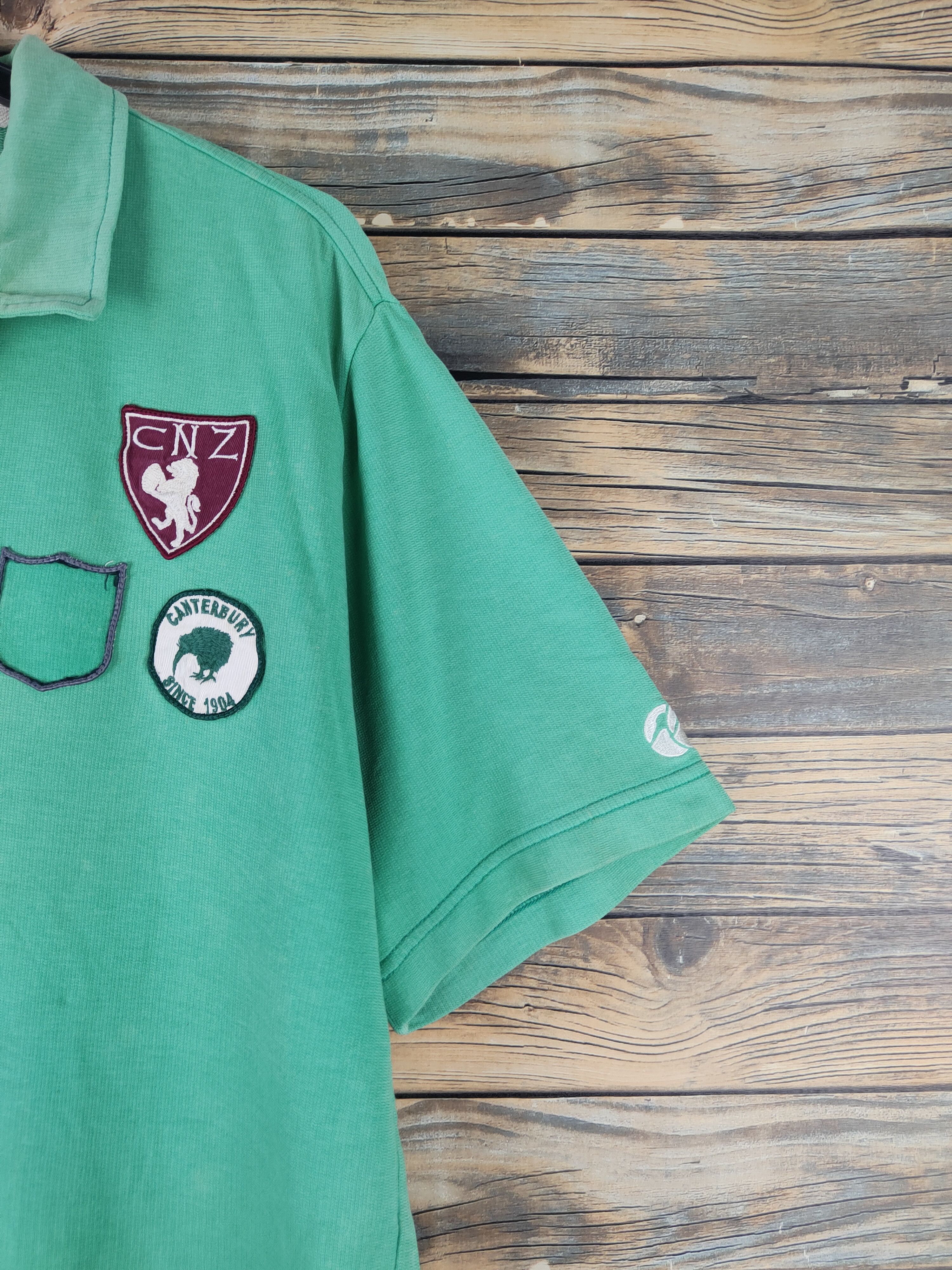 Canterbury of New Zealand DL Canterbury of New Zealand Green Polo Shirts #1628 Size US L / EU 52-54 / 3 - 9 Thumbnail