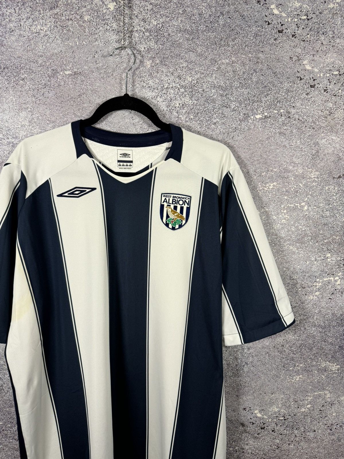 Umbro × Vintage Vintage West Bromwich Albion 2008/09 Umbro Jersey Blokcore Size US XXL / EU 58 / 5 - 2 Thumbnail