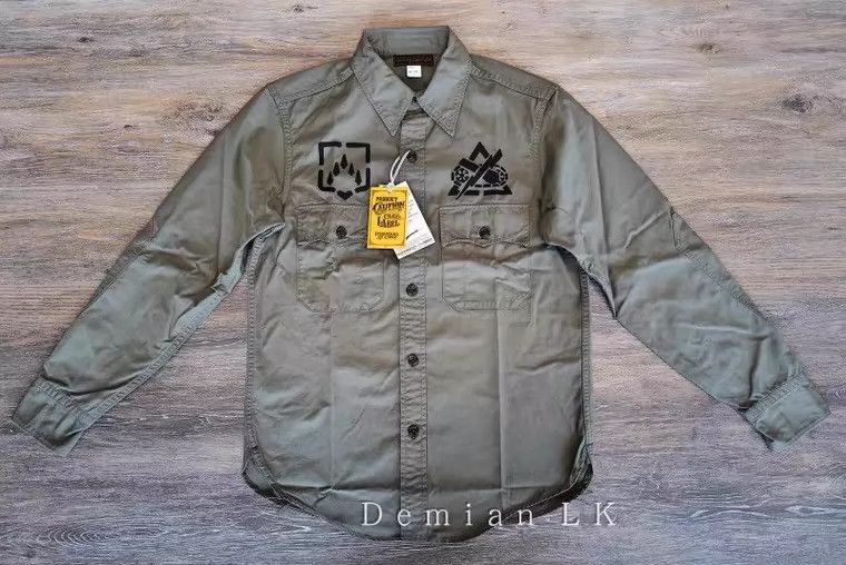 Freewheelers FREEWHEELERS Size 15 A men's work shirt in the style of th Size US XS / EU 42 / 0 - 1 Thumbnail