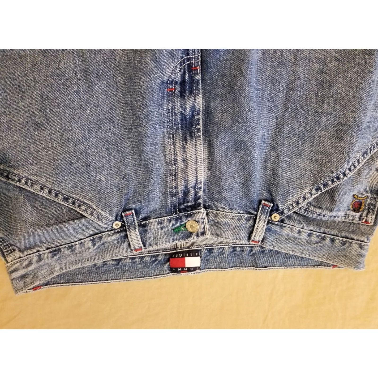 Tommy Hilfiger VINTAGE Tommy Hilfiger Jeans Womens 16 Denim Baggy Straight Blue Pants Size 38" / US 16 / IT 52 - 5 Thumbnail